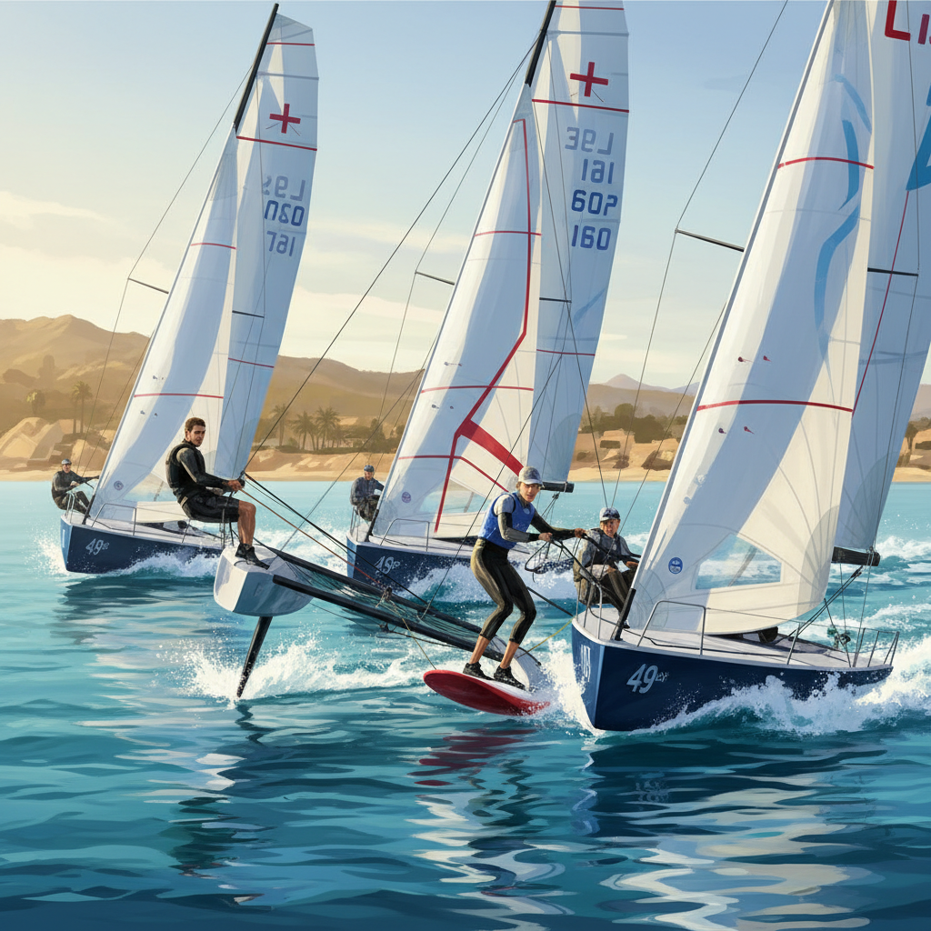 Palma Ignites: Olympic Hopefuls Clash on Day One of Mallorca Sailing Centre Regatta
