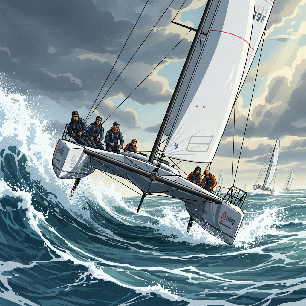 Spi Ouest-France Kicks Off with a Gale-Force Gauntlet