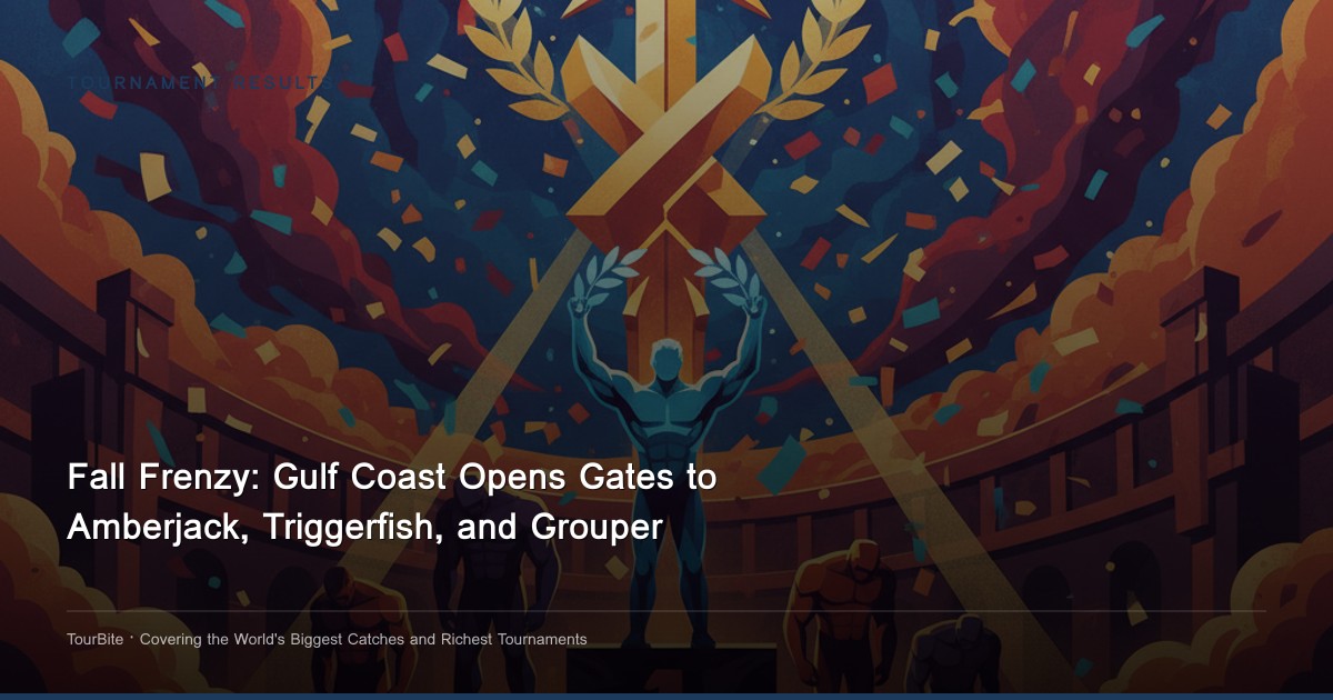 Fall Frenzy: Gulf Coast Opens Gates to Amberjack, Triggerfish, and Grouper
