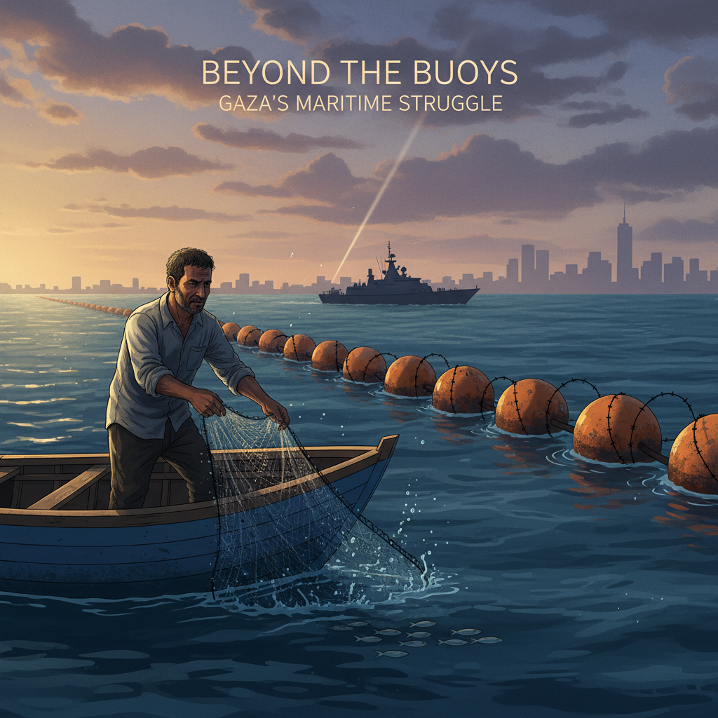 Beyond the Buoys: The Unseen Struggle for Sustenance in Gaza's Waters