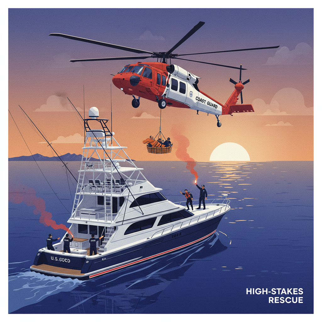 High Stakes and Horizon Lines: Coast Guard Medevac Highlights Offshore Realities