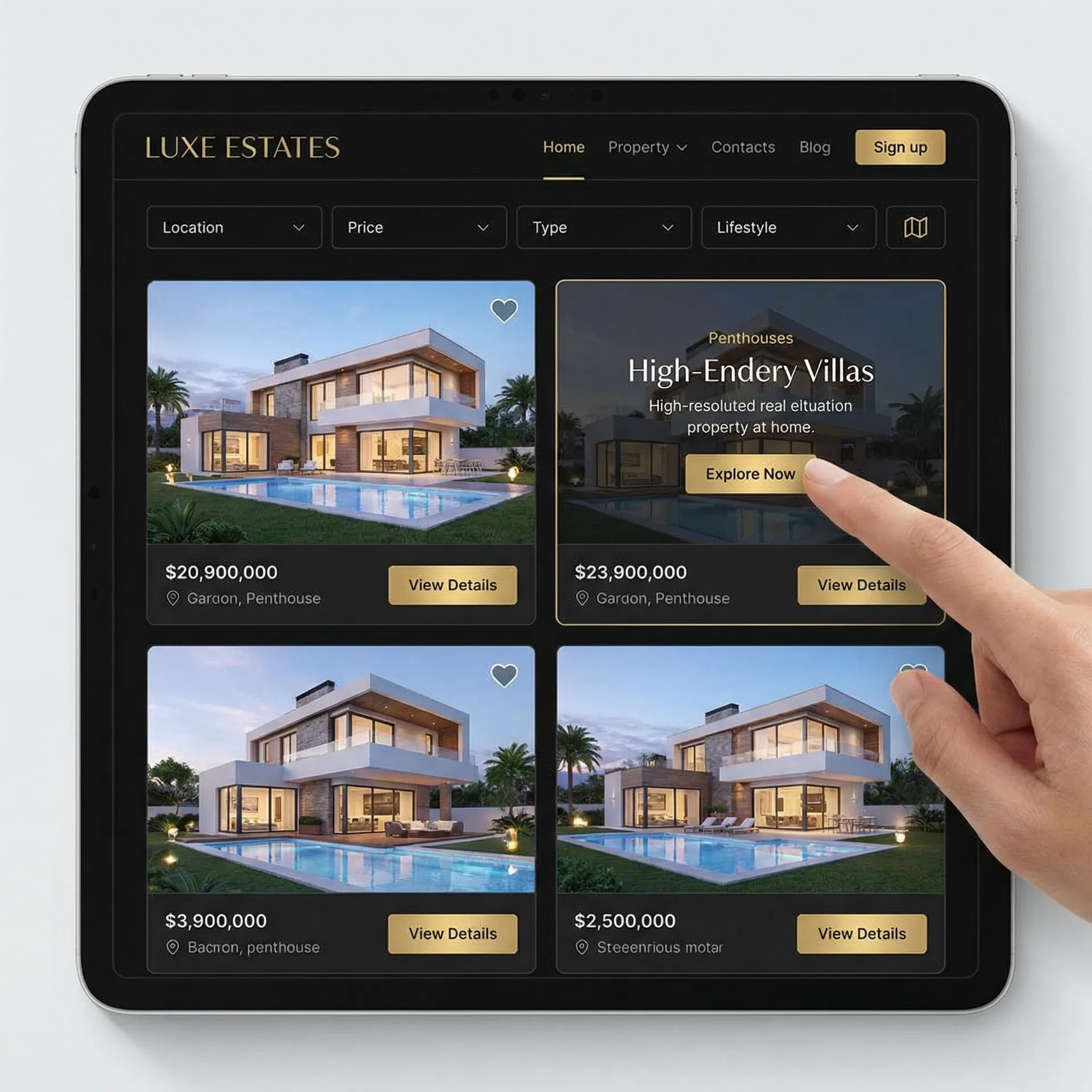 Luxe Estates Interactive