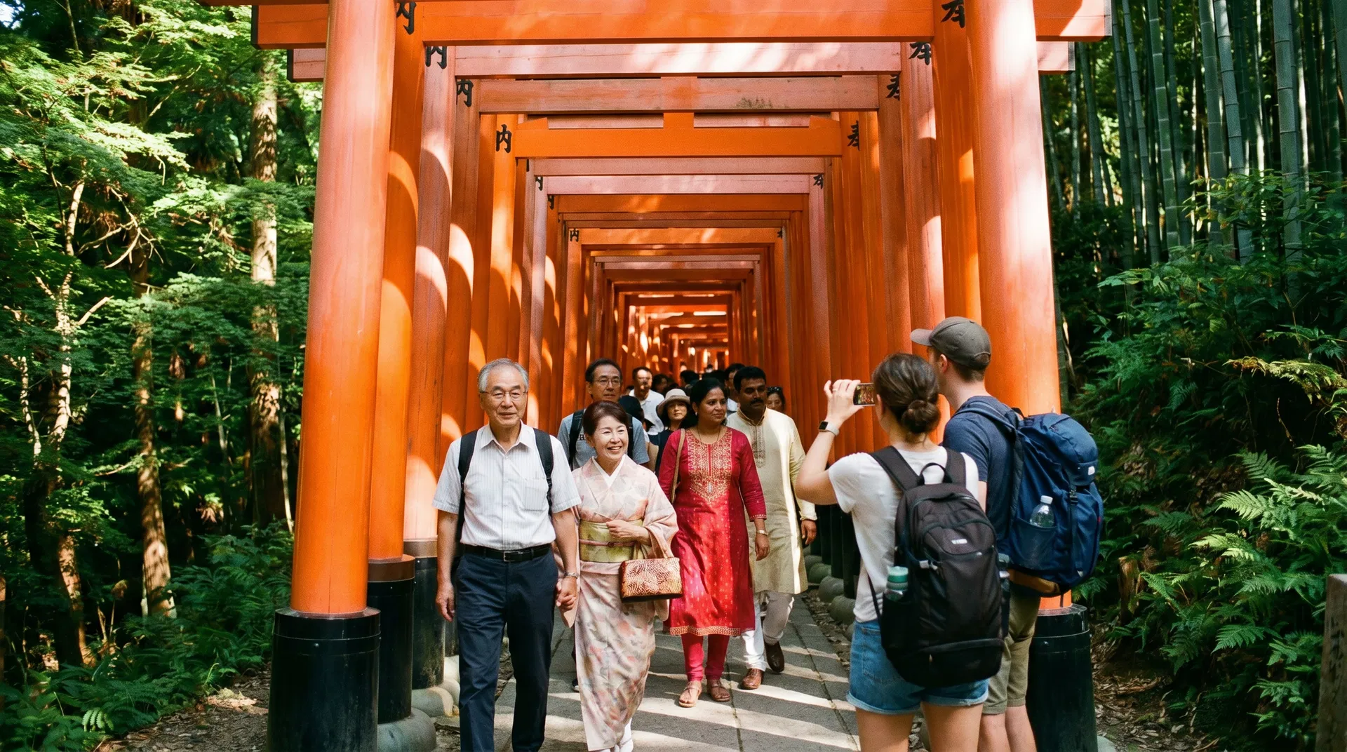 Fushimi Inari shrine torii gates