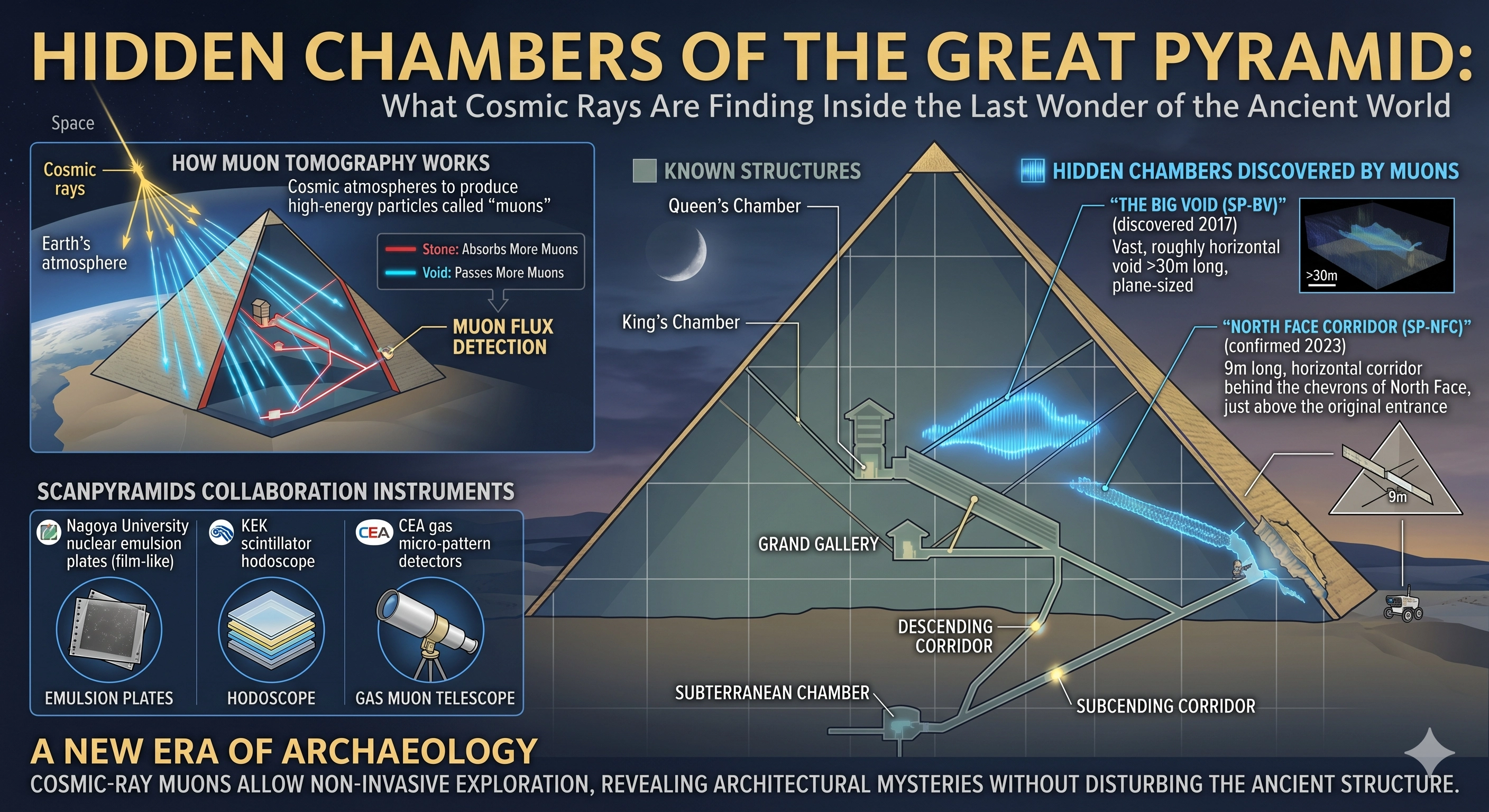 HIDDEN CHAMBERS OF THE GREAT PYRAMID: What Cosmic Rays Are Finding Inside the Last Wonder of the Ancient World — Thumbnail 2