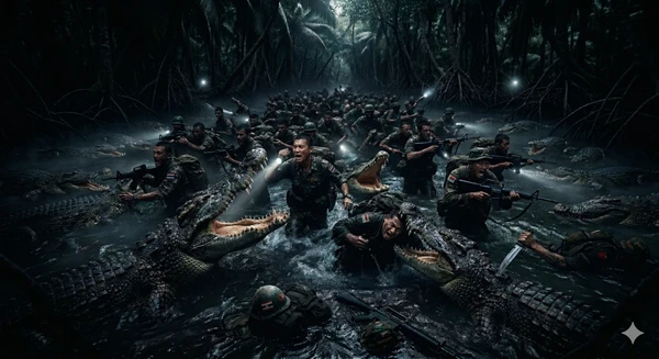 THE RAMREE ISLAND MASSACRE: The Night Crocodiles Devoured an Army (1945) unexplained phenomena — Class PLAUSIBLE