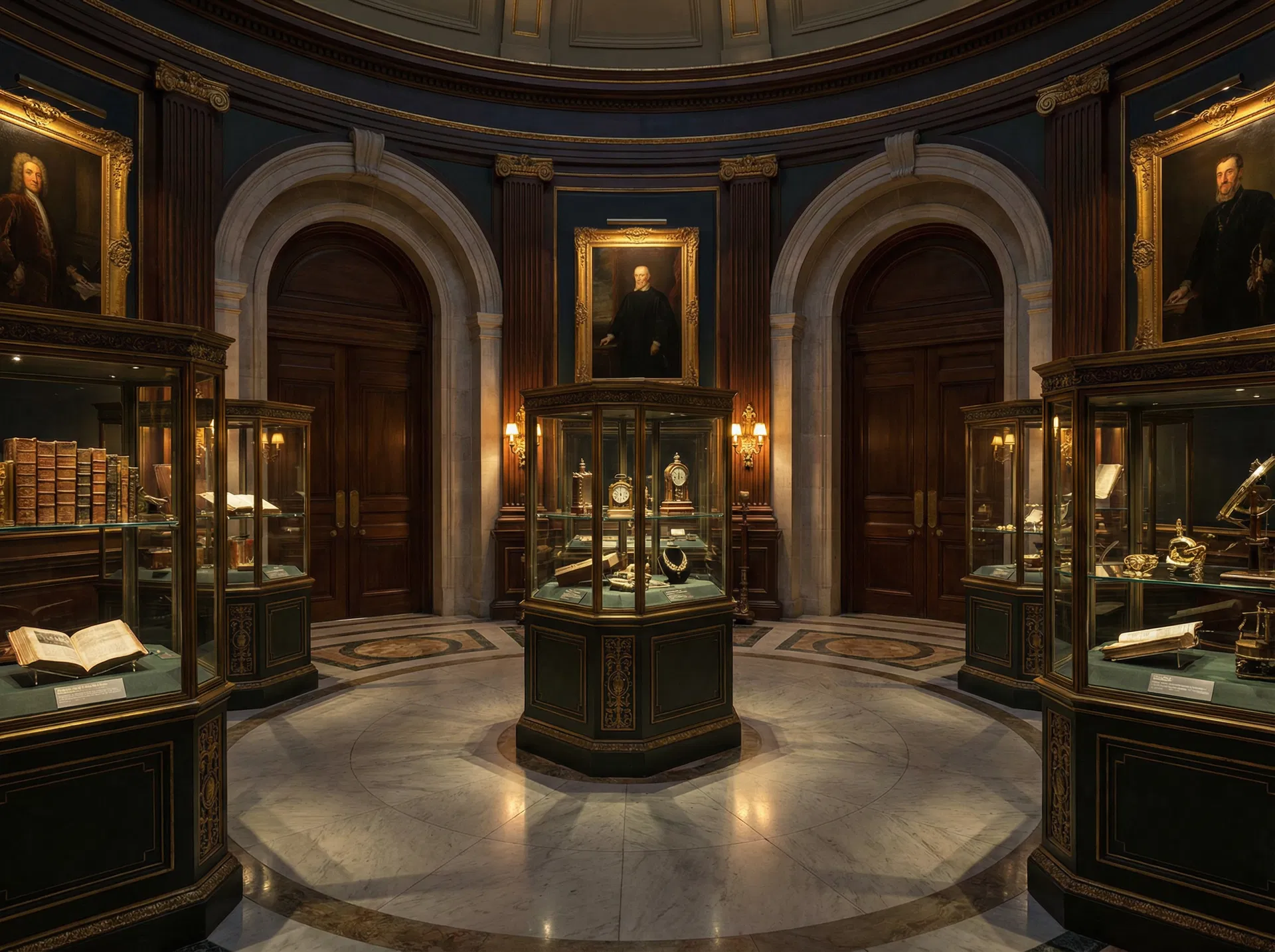 ห้องนิรภัยมรดก — The Record Institute Exhibition Hall