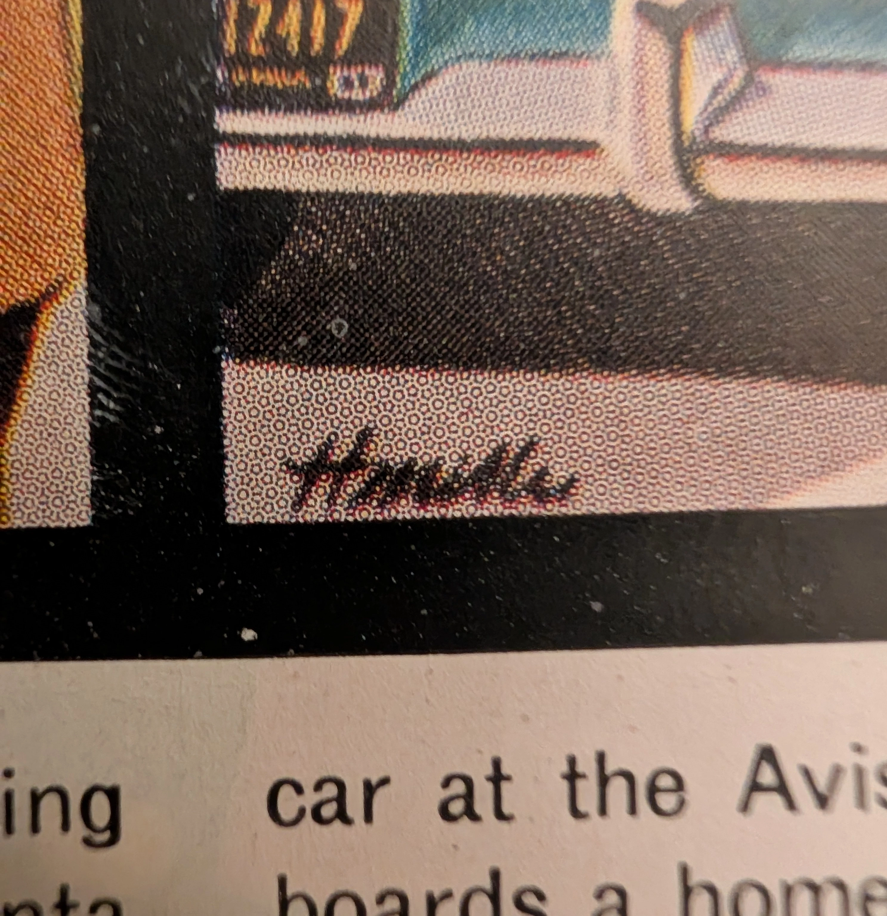 The Time Traveller's Dossier: The Architecture of Unrestricted Mobility – Avis "Rent it Here - Leave it There" Advertisement (Circa 1956) — detail 9
