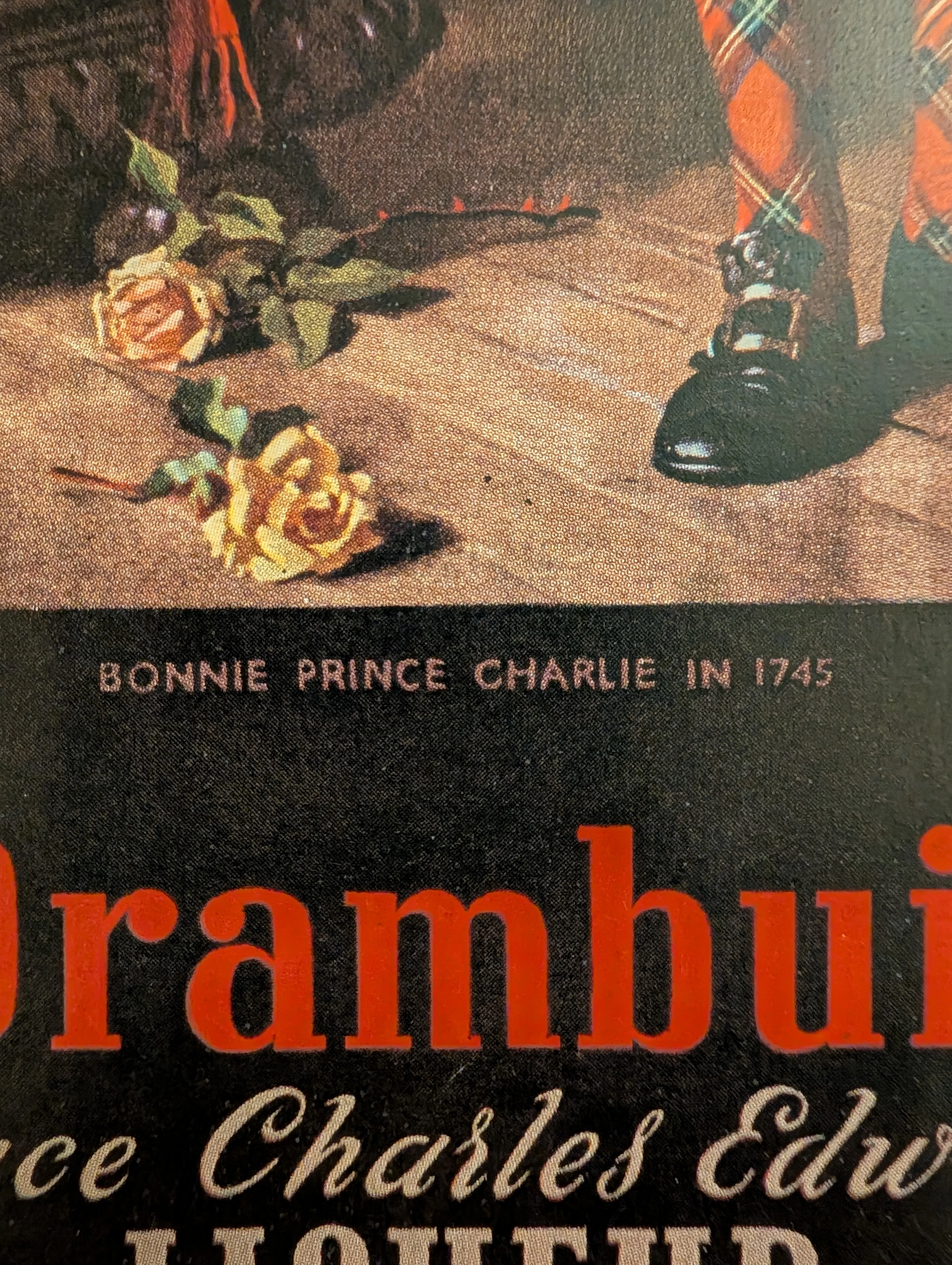 The Time Traveller's Dossier: The Alchemy of Royal Rebellion – Drambuie "Bonnie Prince Charlie" Advertisement (Circa Mid-20th Century) — detail 3
