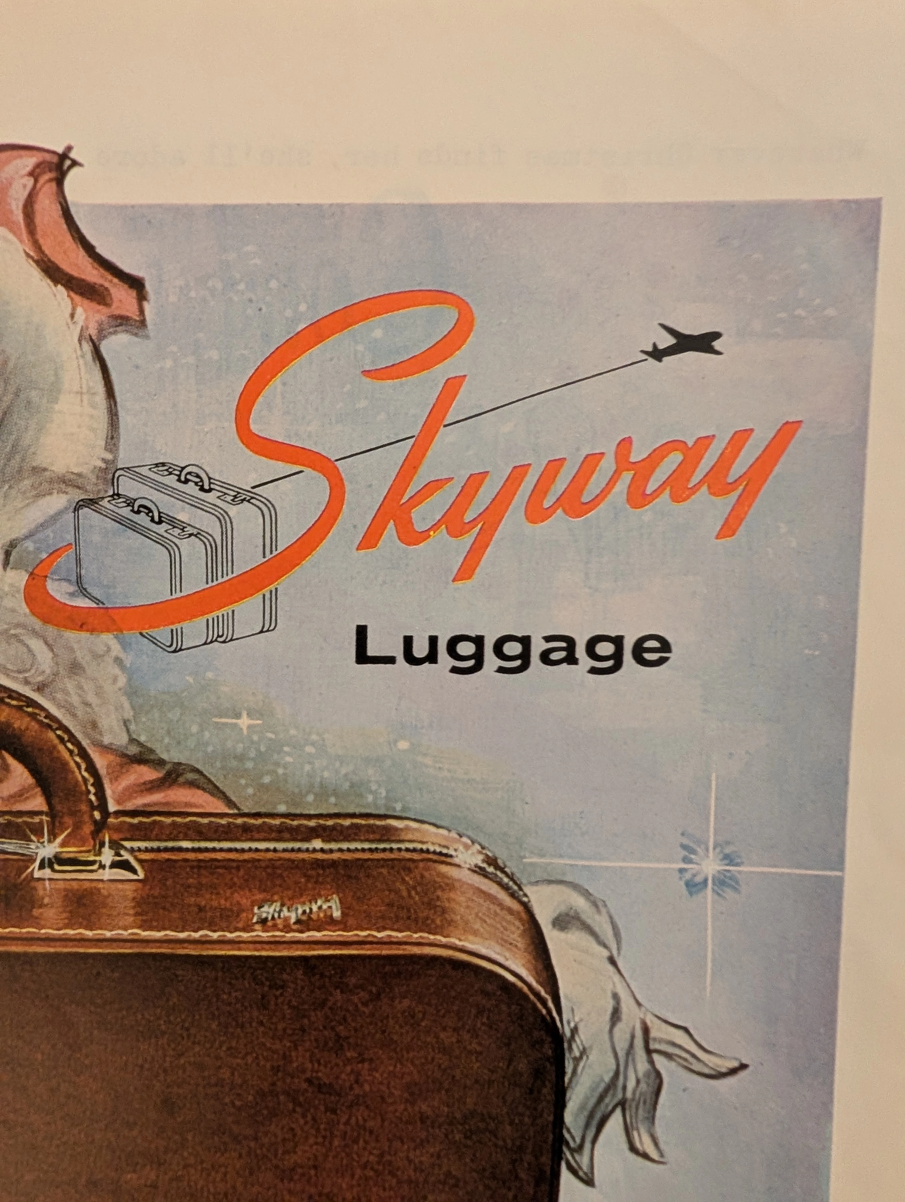 The Time Traveller's Dossier: The Aesthetics of Gifting and Consumer Hypnosis – Skyway Luggage Advertisement (Circa 1950s) — detail 5