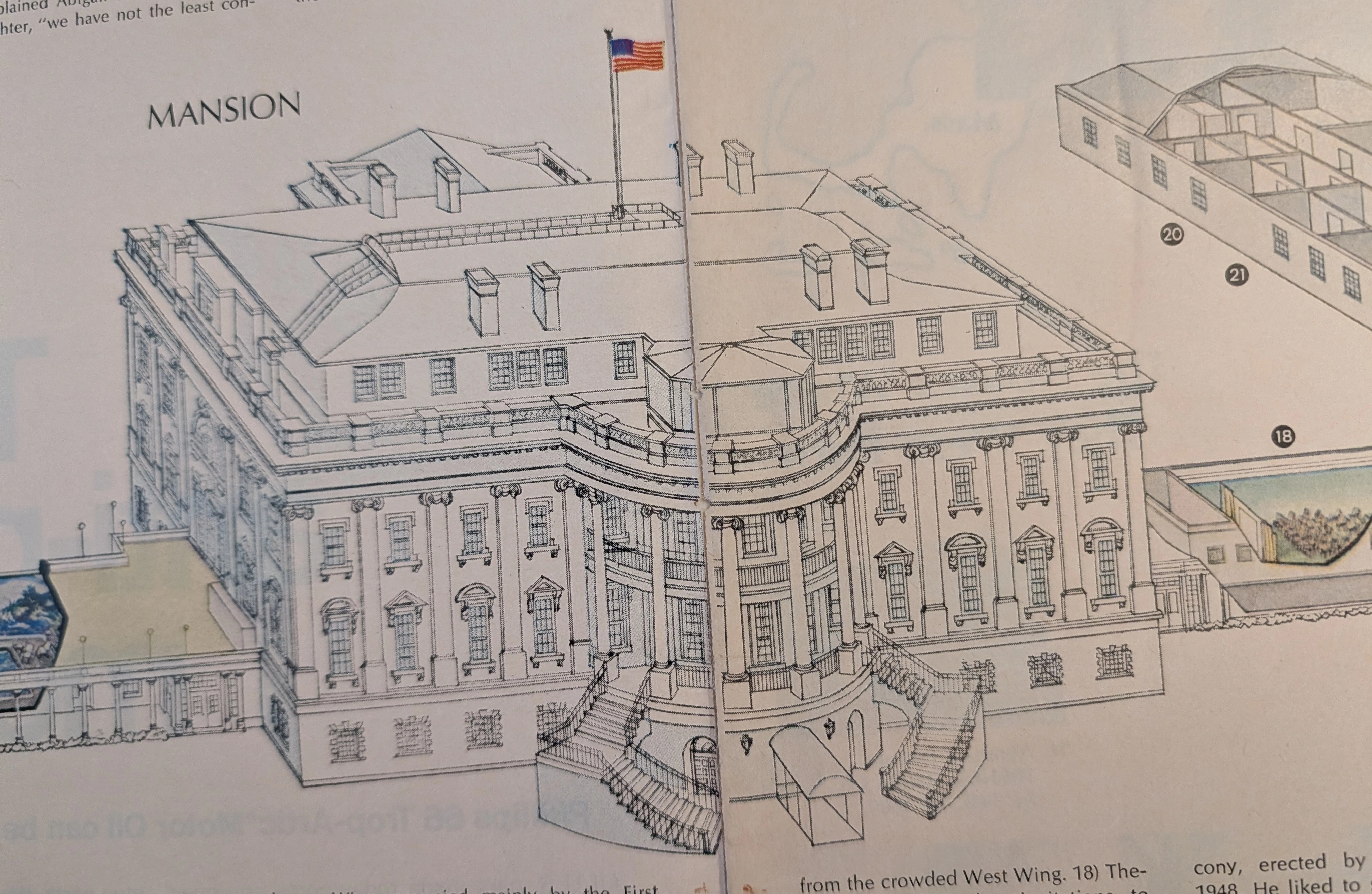 The Time Traveller's Dossier: The Masterpiece of Architectural Anatomy – The White House Isometric Cutaway Artifact (Circa 1960s) — detail 4