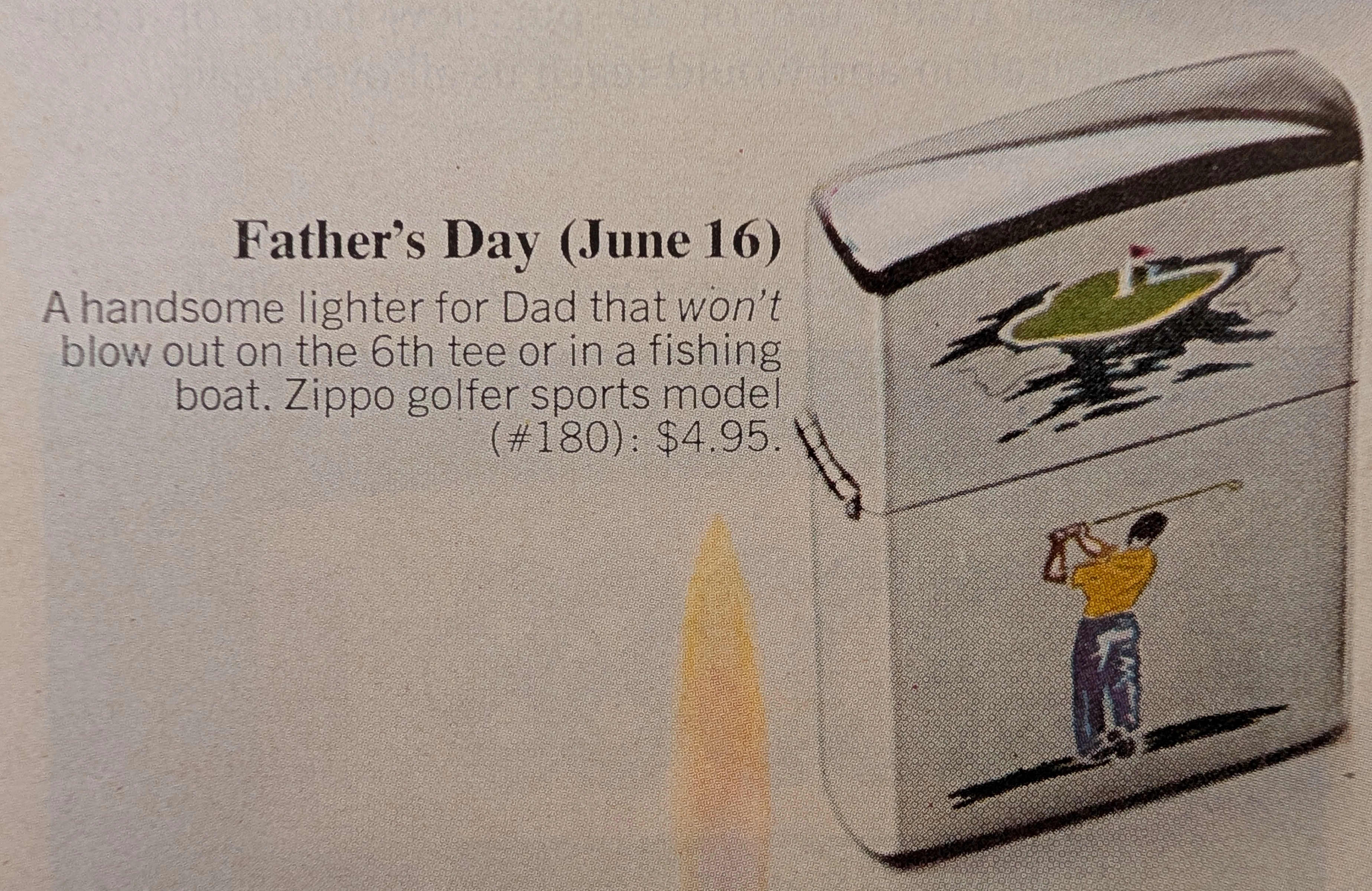 The Time Traveller's Dossier: The Archive of the Immortal Flame – The 1968 Zippo "7 Beautiful Ways" Advertisement — detail 6