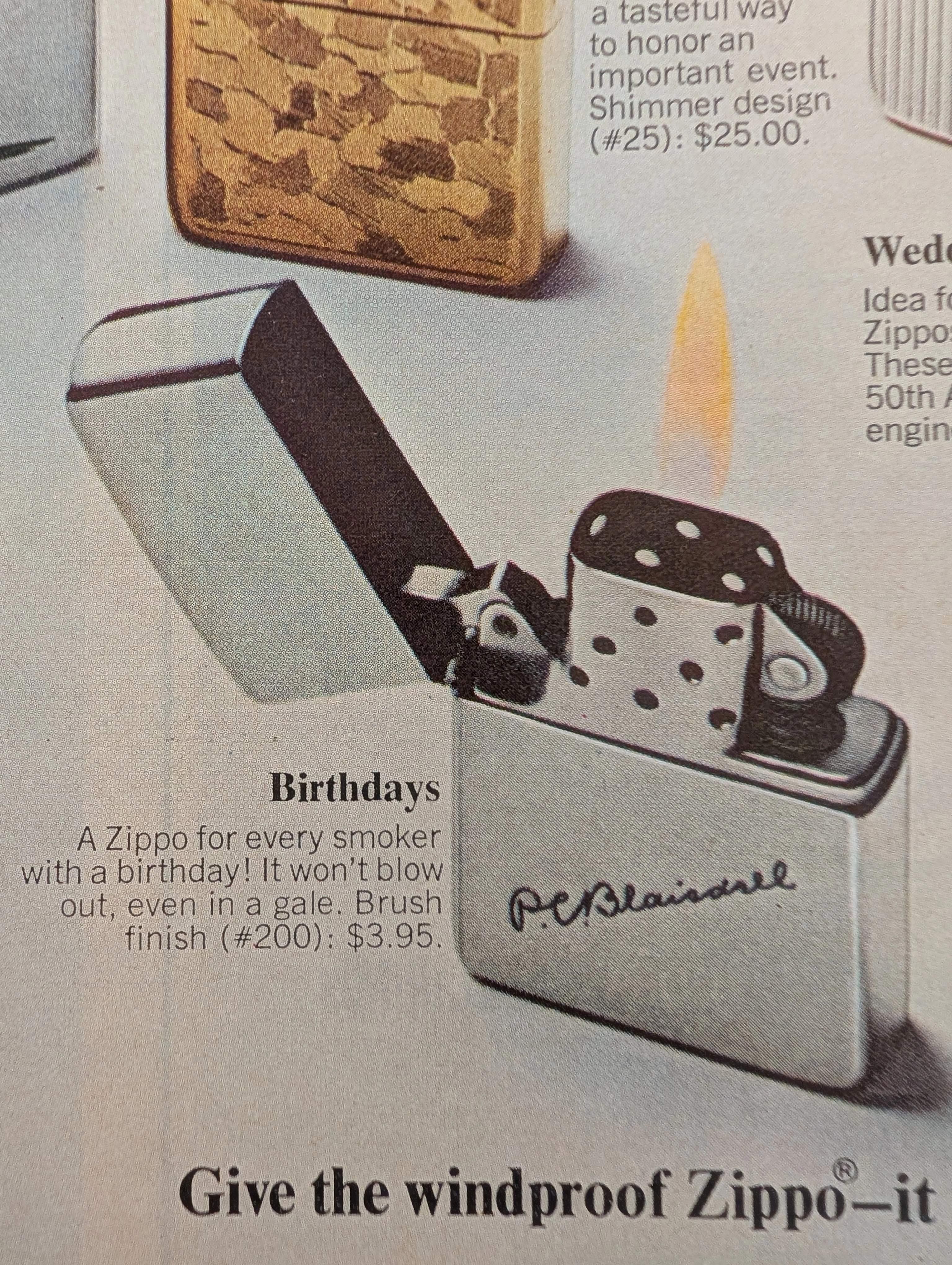 The Time Traveller's Dossier: The Archive of the Immortal Flame – The 1968 Zippo "7 Beautiful Ways" Advertisement — detail 8