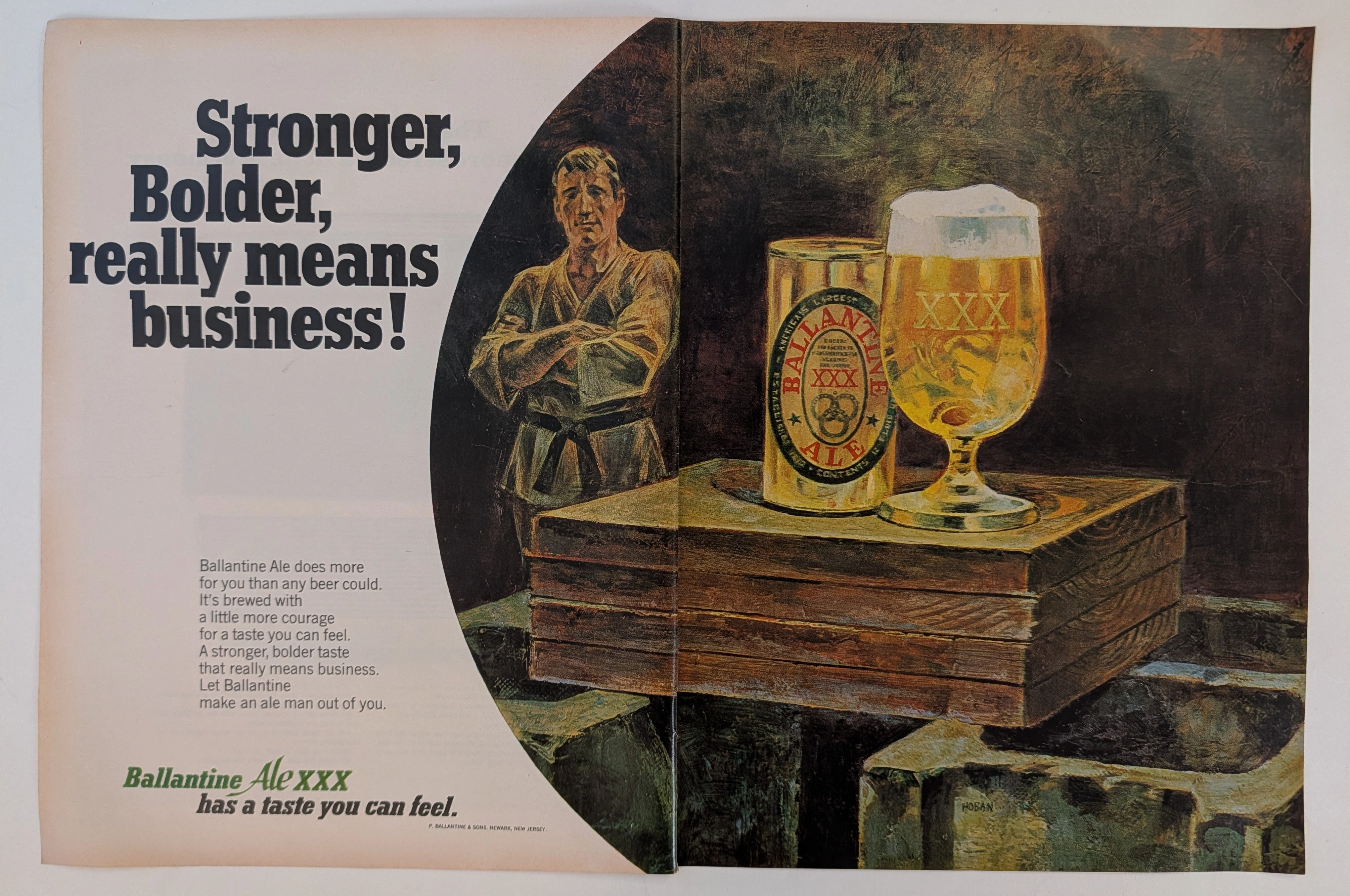 The Time Traveller's Dossier: The Martial Authority of the Brew – An Academic Archival Analysis of the 1968 Ballantine Ale Advertisement