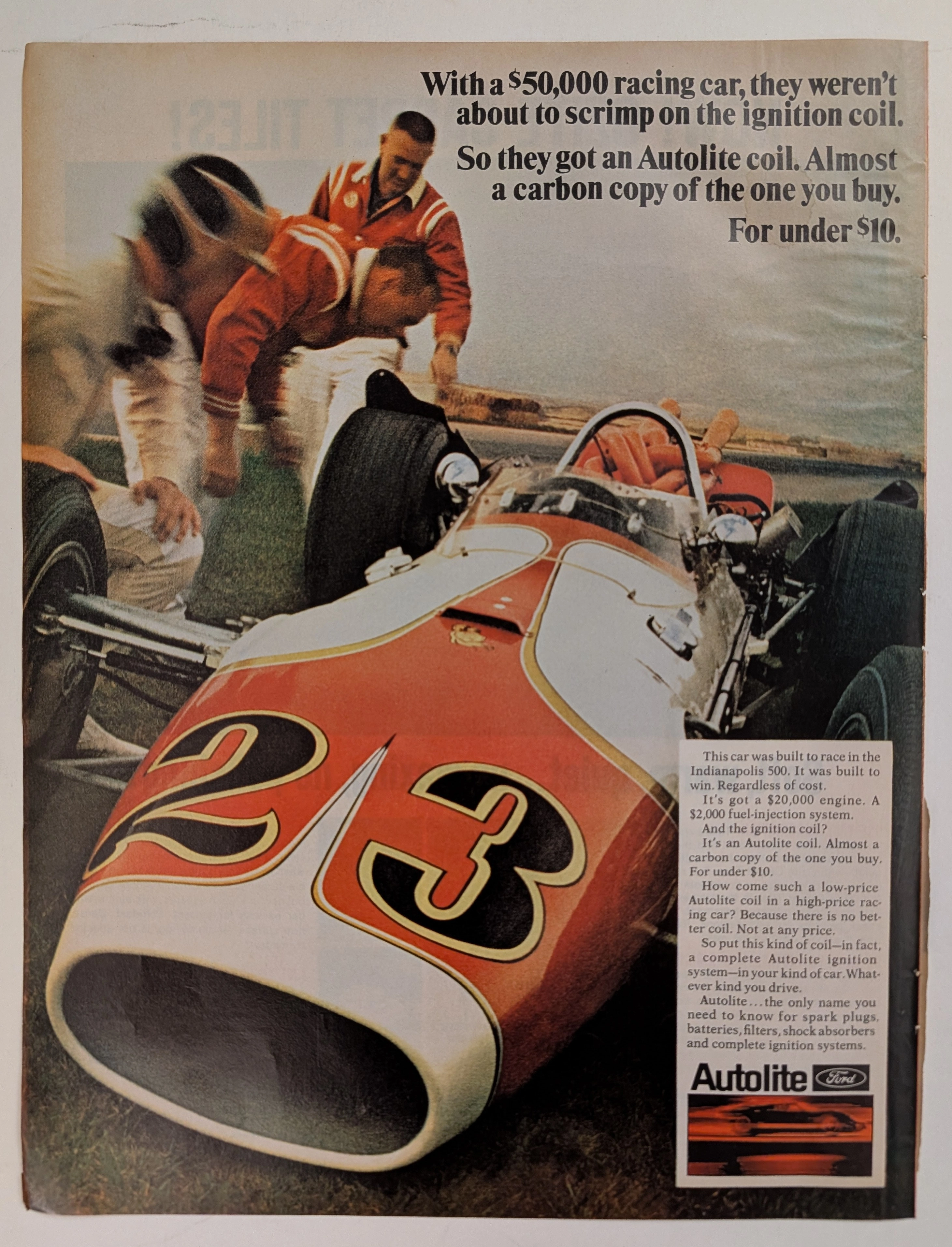 The Time Traveller's Dossier: The Ten-Dollar Titan – The Autolite Ford Indianapolis 500 Exhibition — The Record Institute Journal
