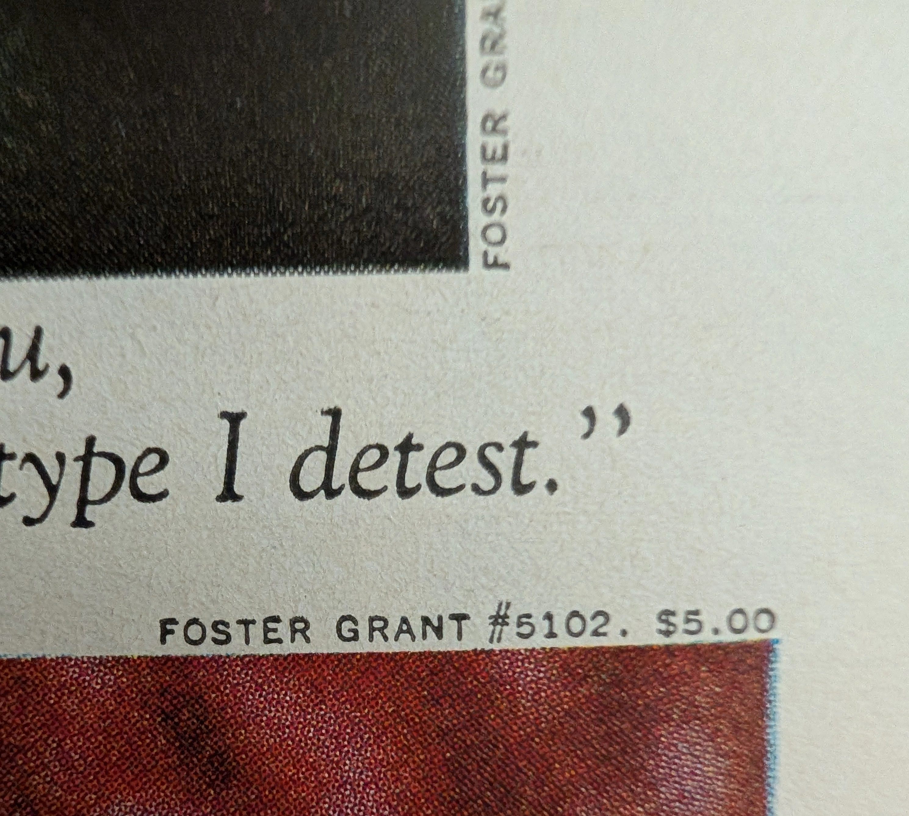 The Time Traveller's Dossier: The Sartorial Armor of Terence Stamp – A Foster Grant Exhibition — detail 7
