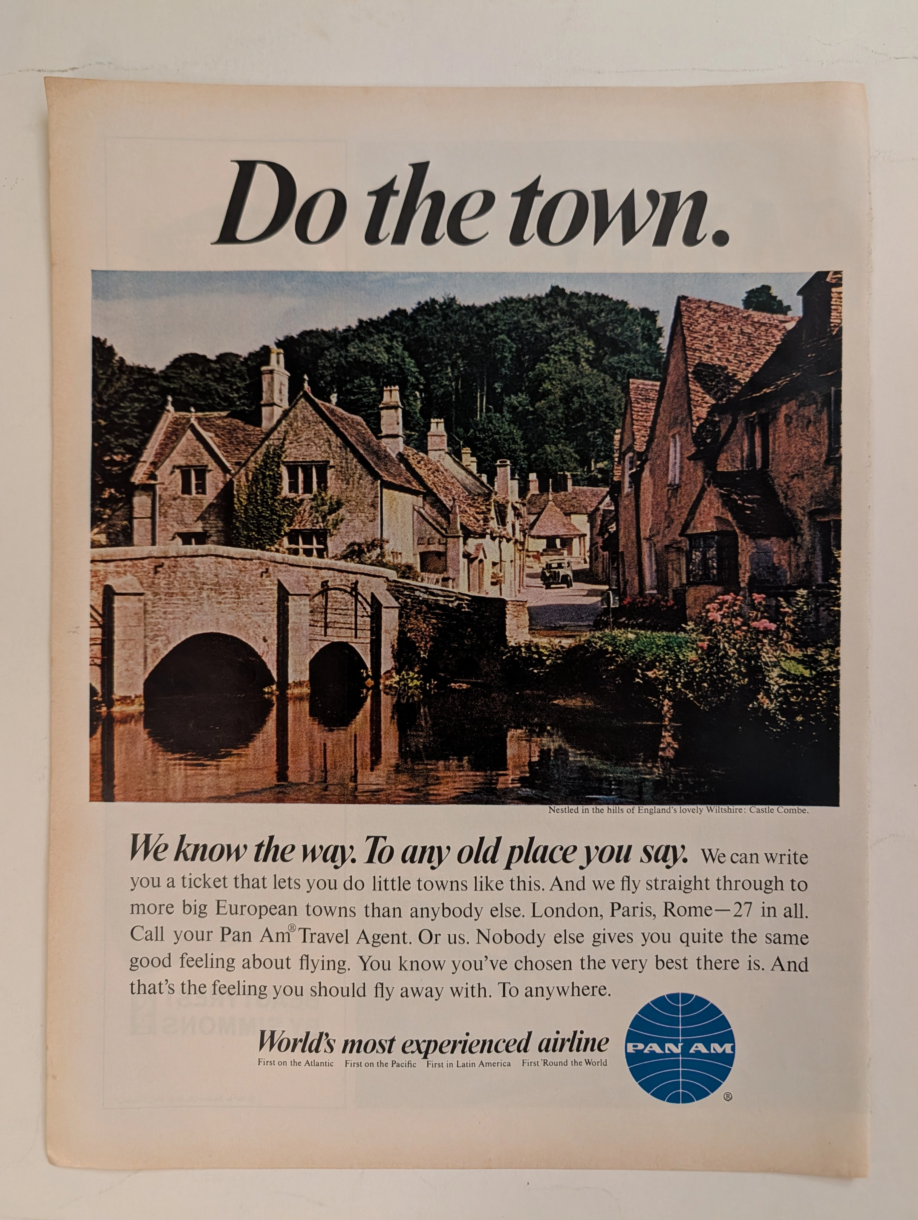 The Time Traveller's Dossier: The Empire of the Sky and the Democratization of the Globe – Pan Am "Do the town." — The Record Institute Journal