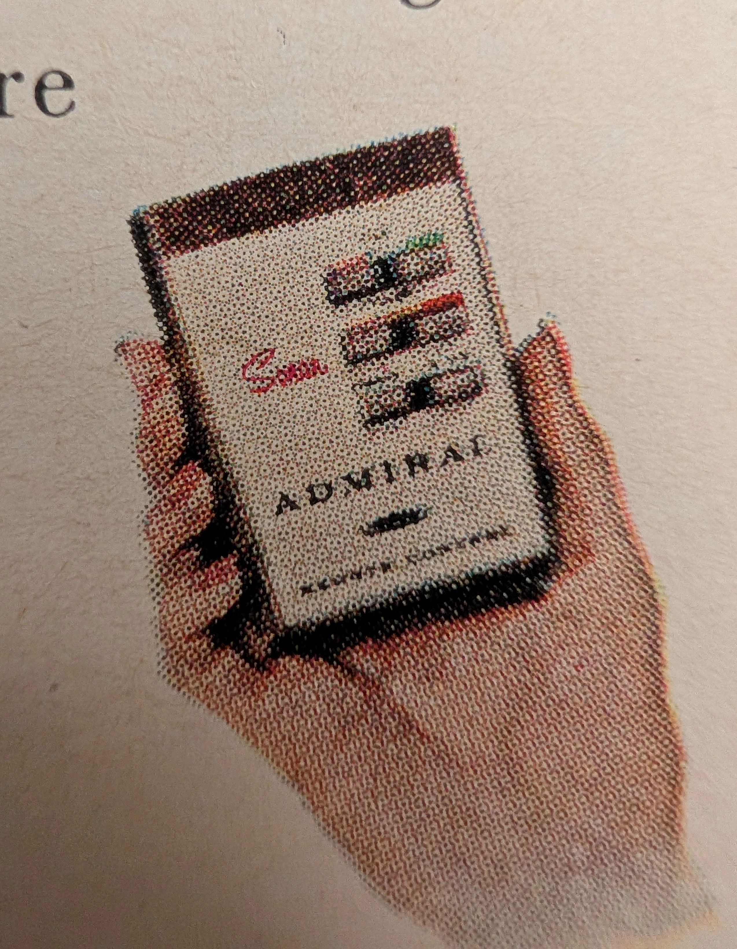 The Time Traveller's Dossier: The Zenith of the American Living Room – Admiral Rectangular Color TV — detail 2