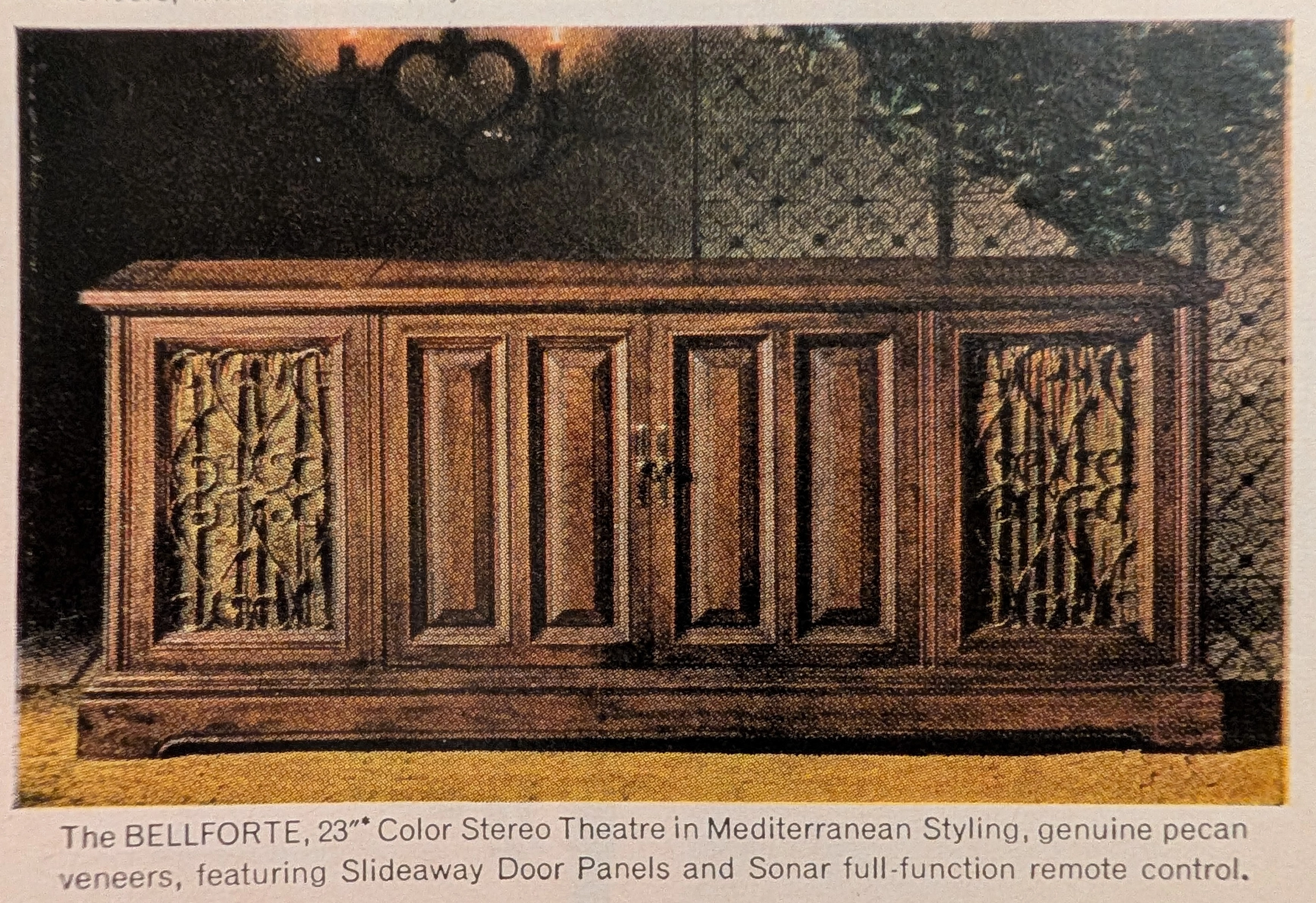 The Time Traveller's Dossier: The Zenith of the American Living Room – Admiral Rectangular Color TV — detail 5