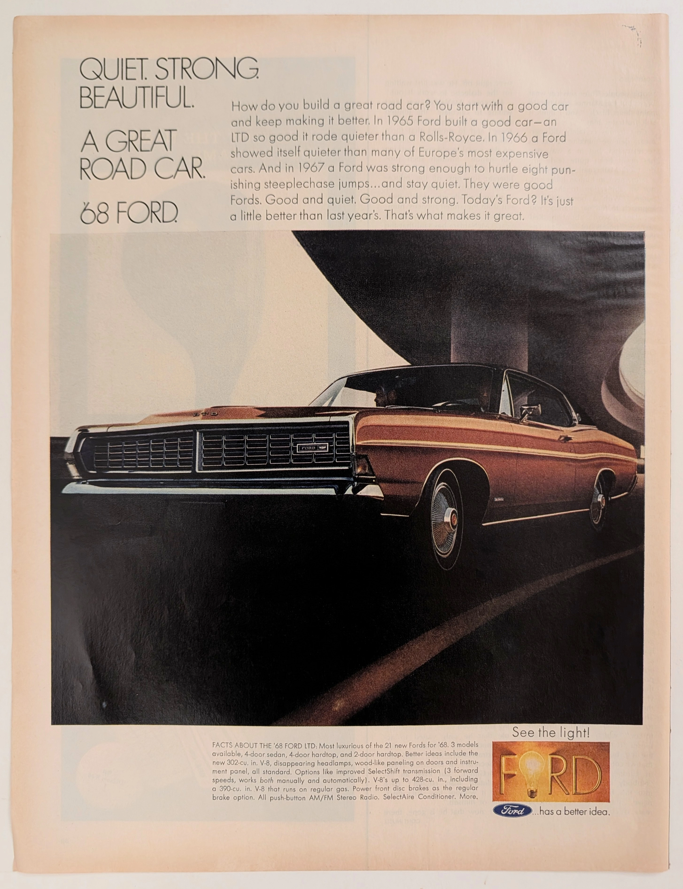 The Time Traveller's Dossier: The Sanctuary of the Highway – The 1968 Ford LTD and the Democratization of Silence