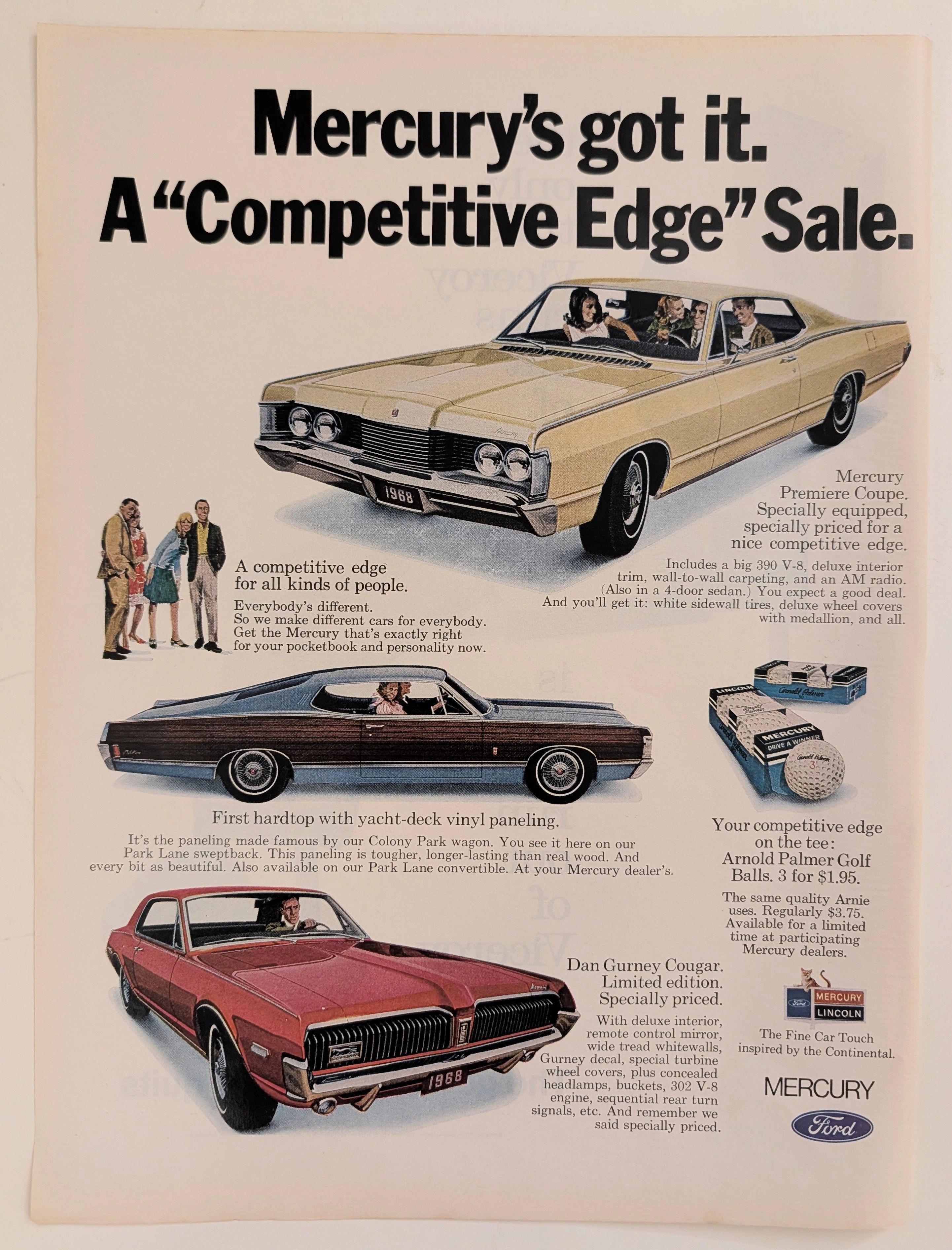 The Time Traveller's Dossier: The Competitive Edge – The 1968 Mercury Lineup and the Architecture of American Automotive Prestige — The Record Institute Journal