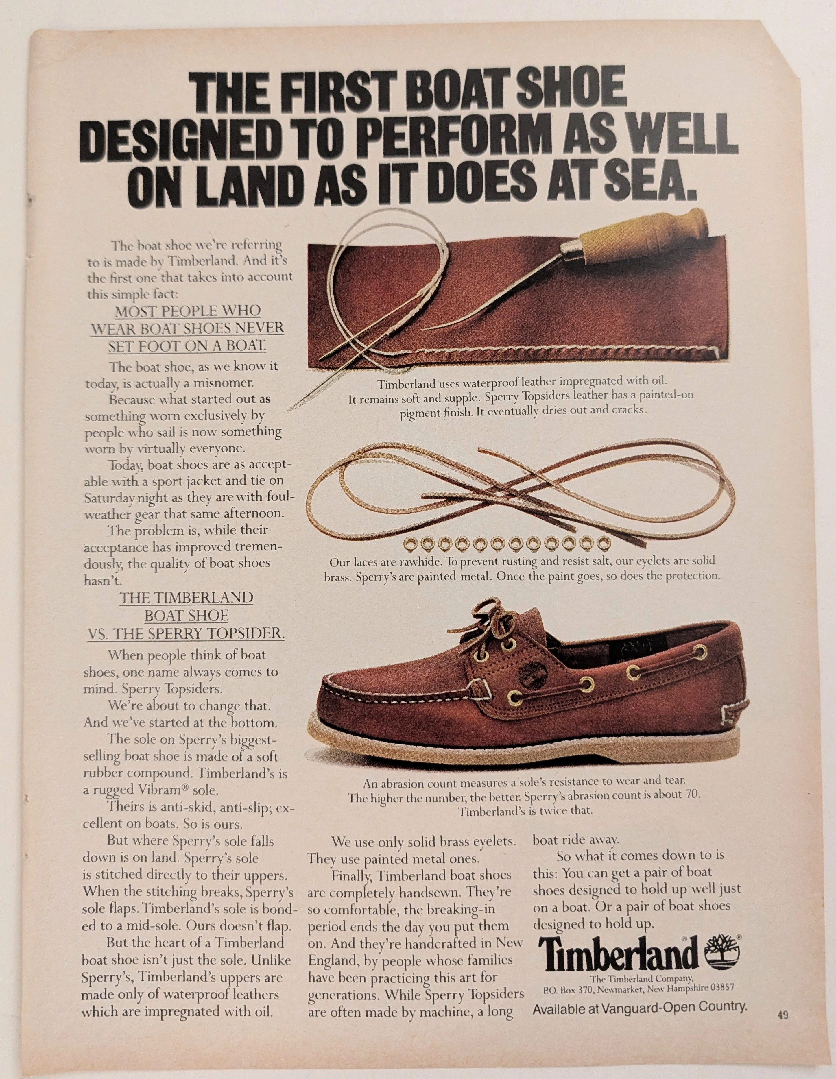 The Time Traveller's Dossier: Terrestrial Navigation – The Timberland Boat Shoe and the Evolution of Amphibious Footwear — The Record Institute Journal