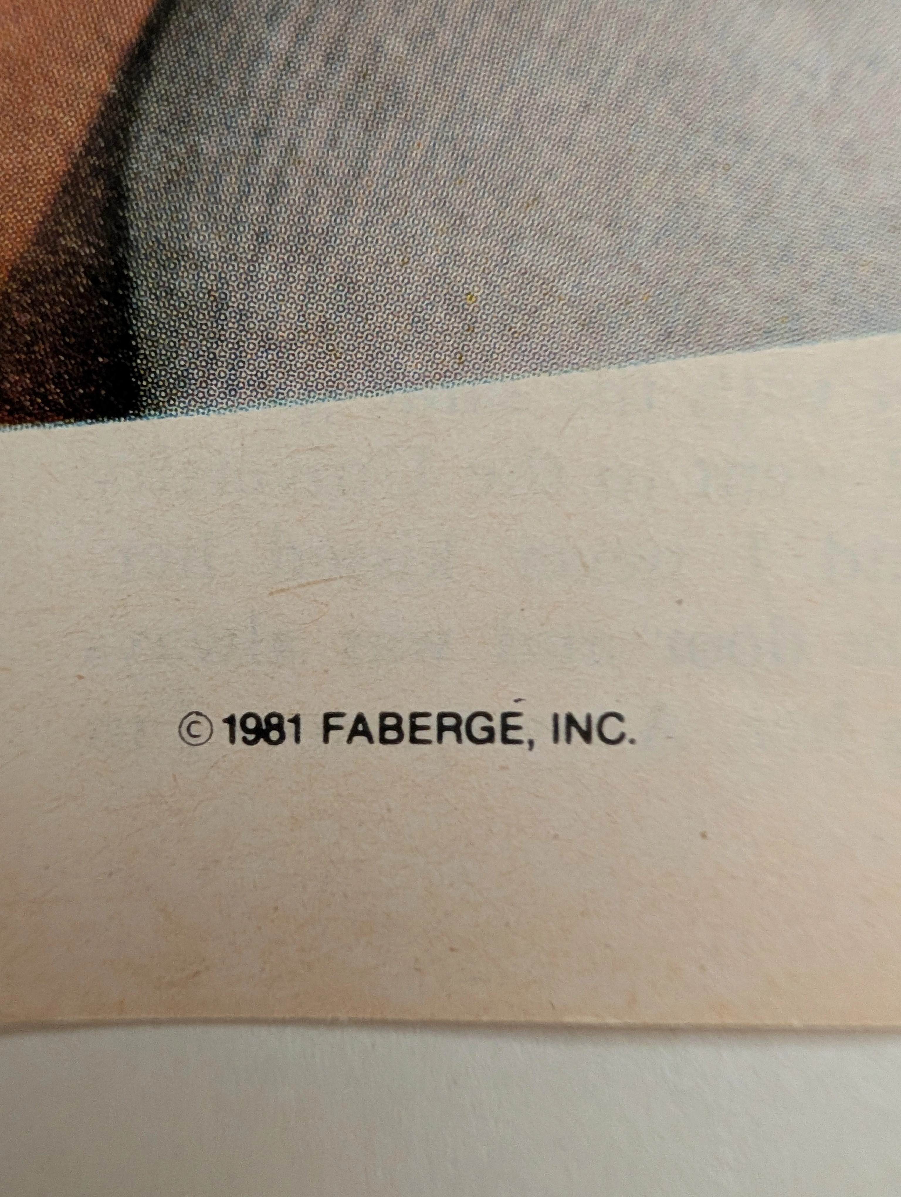 1981 Faberge 'A Touch Of Class' Fragrance Vintage Advertisement — Thumbnail 3