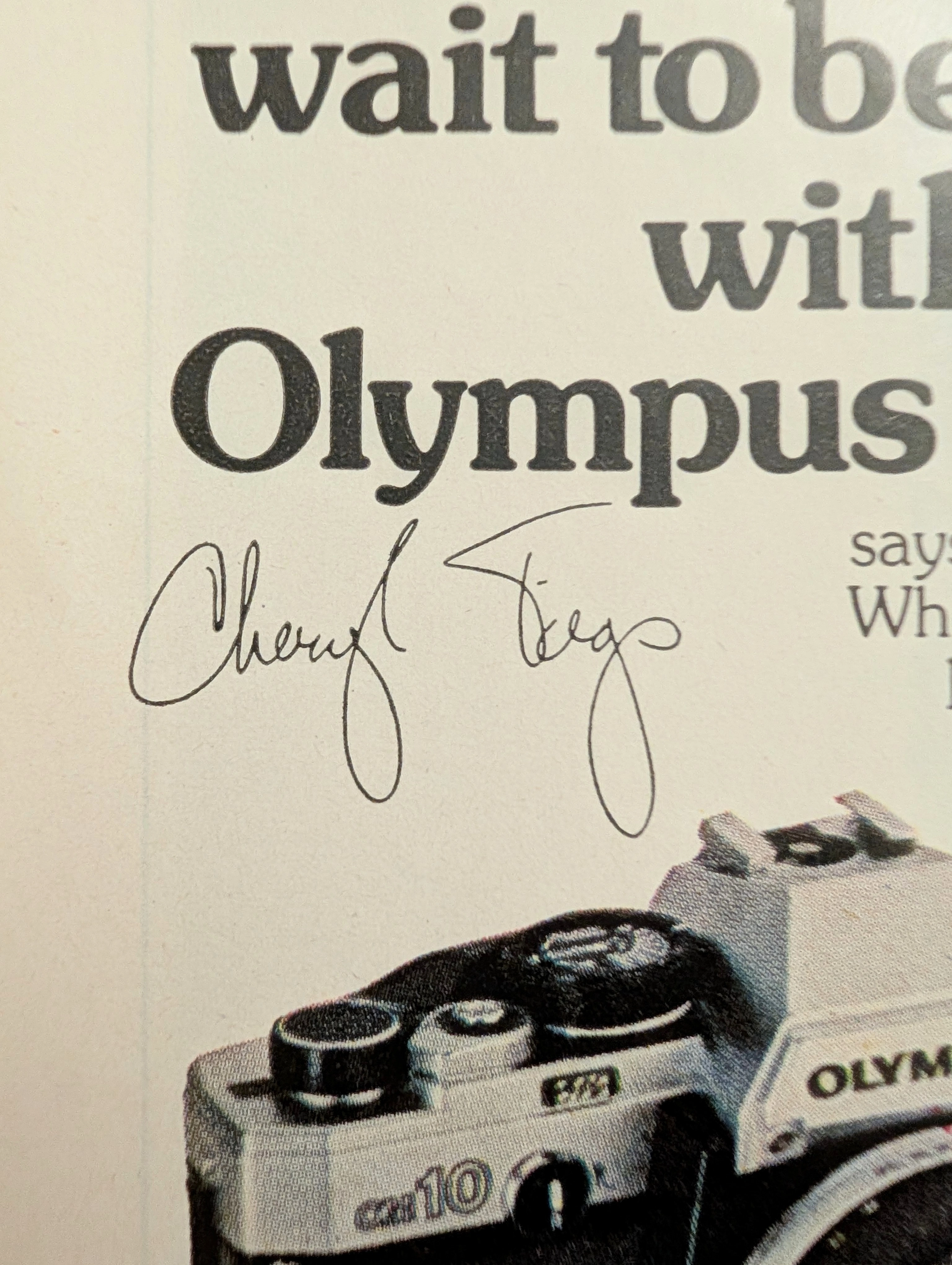 1980 Olympus OM-10 Camera Vintage Advertisement — Thumbnail 2