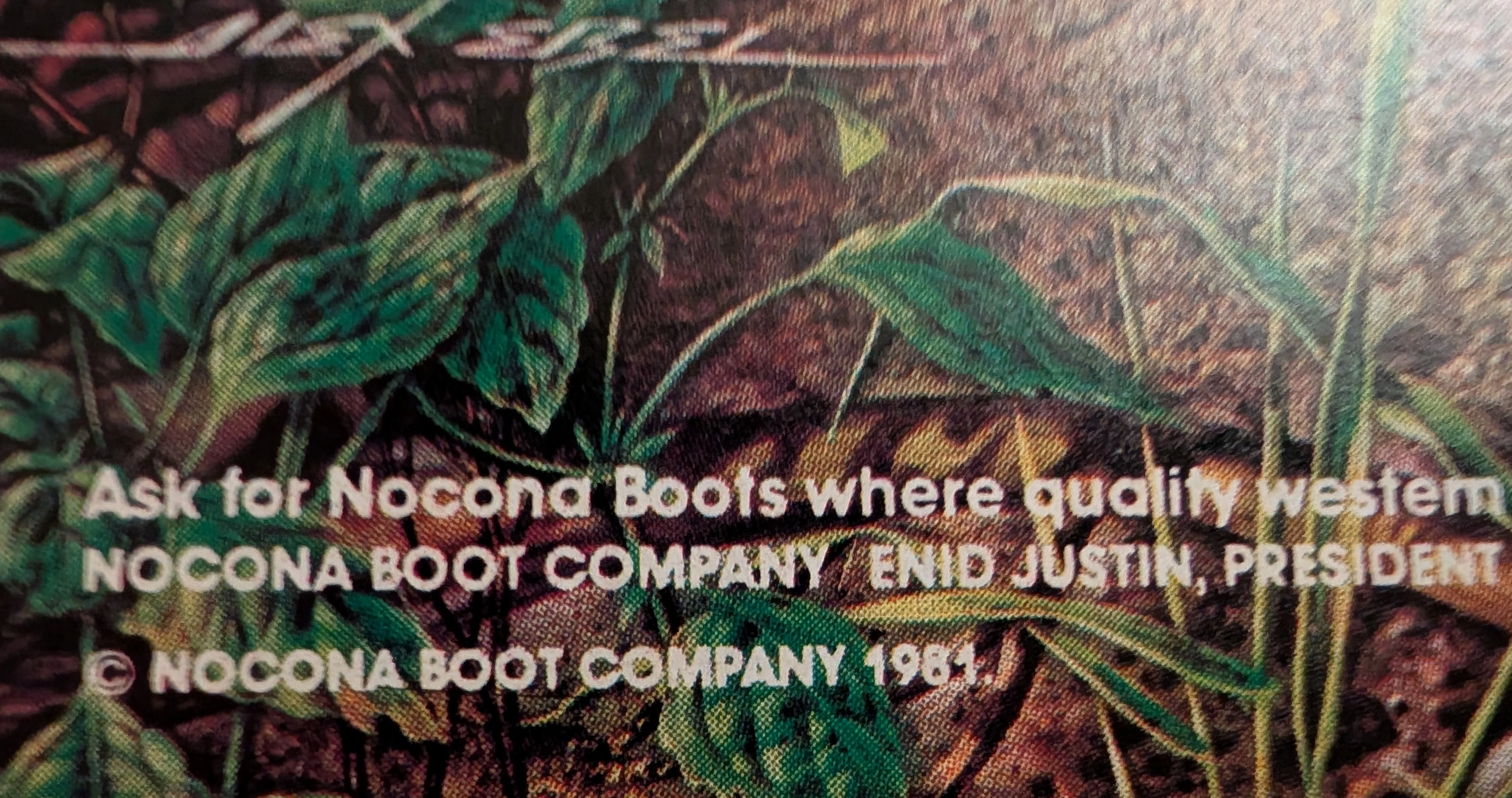 The Time Traveller’s Dossier: 1981 Nocona Boots Vintage Advertisement — The Hyper-Masculine Mythos of the American West — The Record Institute Journal The Time Traveller’s Dossier: 1981 Nocona Boots Vintage Advertisement — The Hyper-Masculine Mythos of the American West — The Record Institute Journal