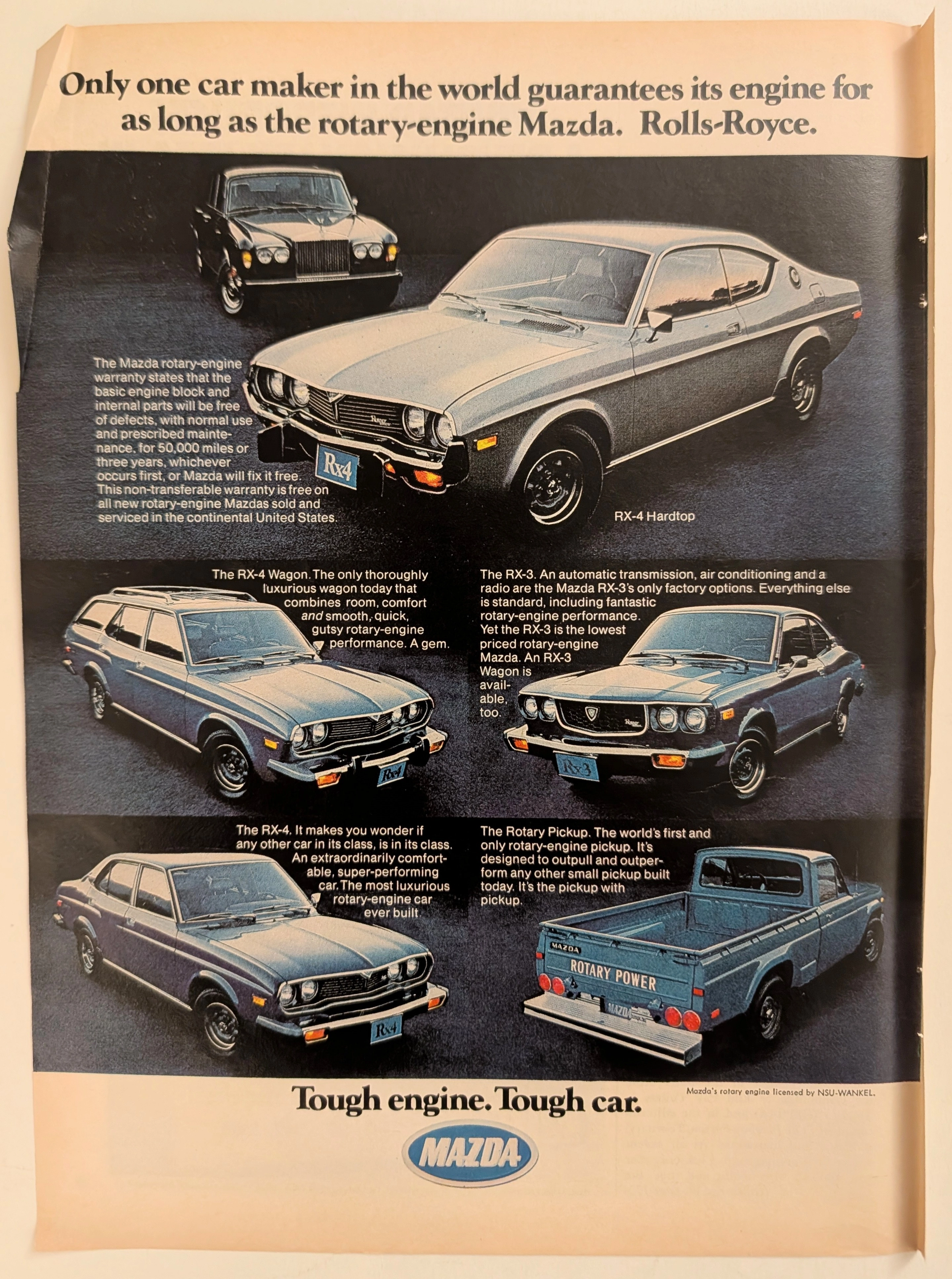 The Time Traveller's Dossier: Rotary Audacity – The Mazda Wankel Engine, the 1970s Oil Crisis, and the Rolls-Royce Provocation — The Record Institute Journal