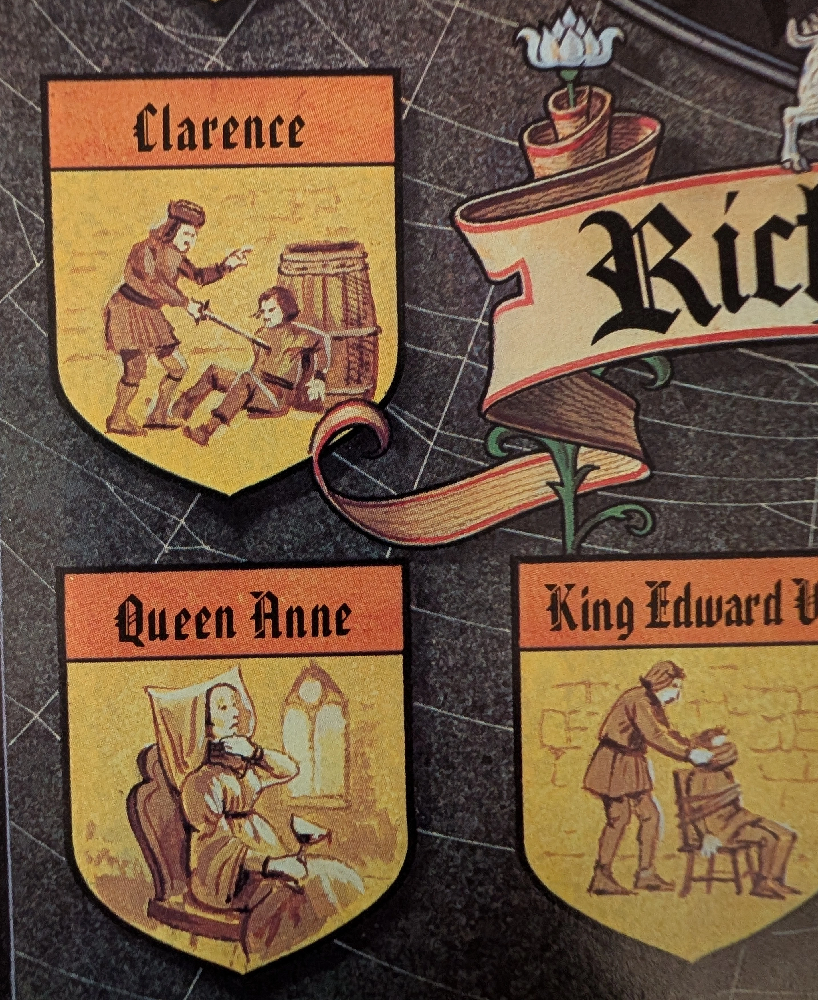 The Time Traveller’s Dossier: Circa 1970s Shakespearean Richard III Vintage Illustration — The Tudor Web of Blood — The Record Institute Journal The Time Traveller’s Dossier: Circa 1970s Shakespearean Richard III Vintage Illustration — The Tudor Web of Blood — The Record Institute Journal