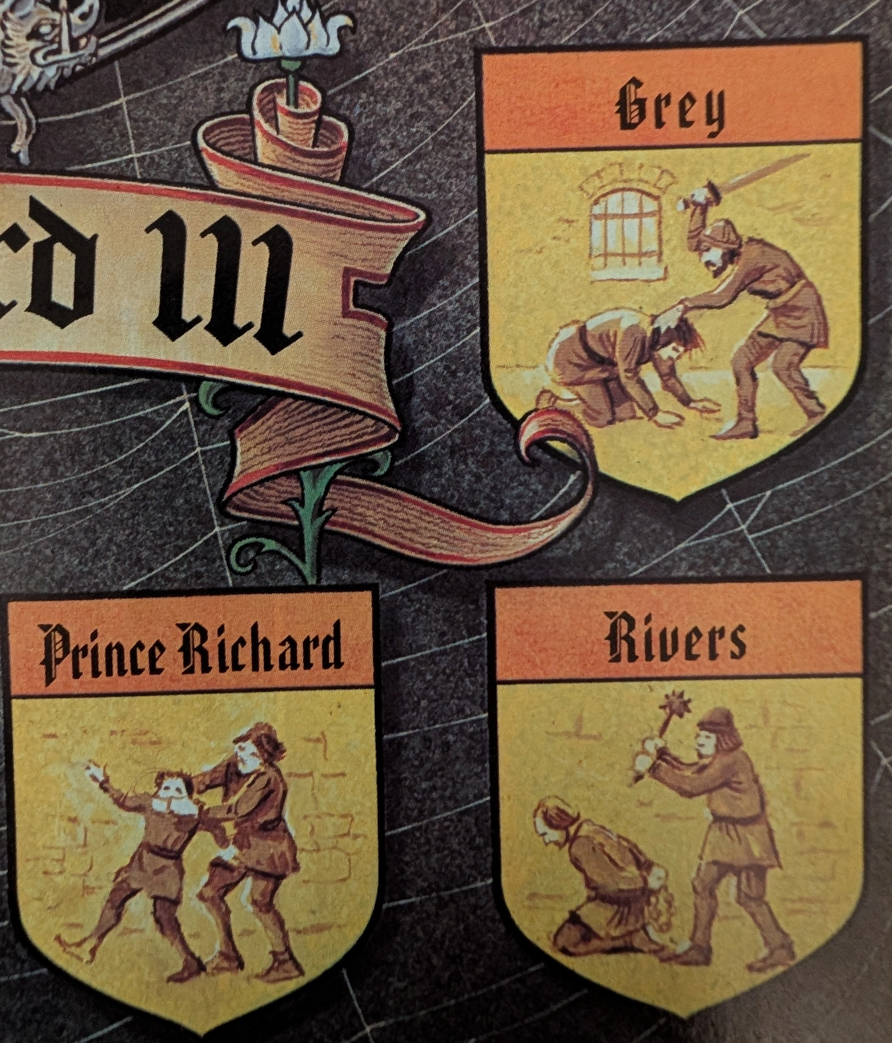 The Time Traveller’s Dossier: Circa 1970s Shakespearean Richard III Vintage Illustration — The Tudor Web of Blood — The Record Institute Journal The Time Traveller’s Dossier: Circa 1970s Shakespearean Richard III Vintage Illustration — The Tudor Web of Blood — The Record Institute Journal