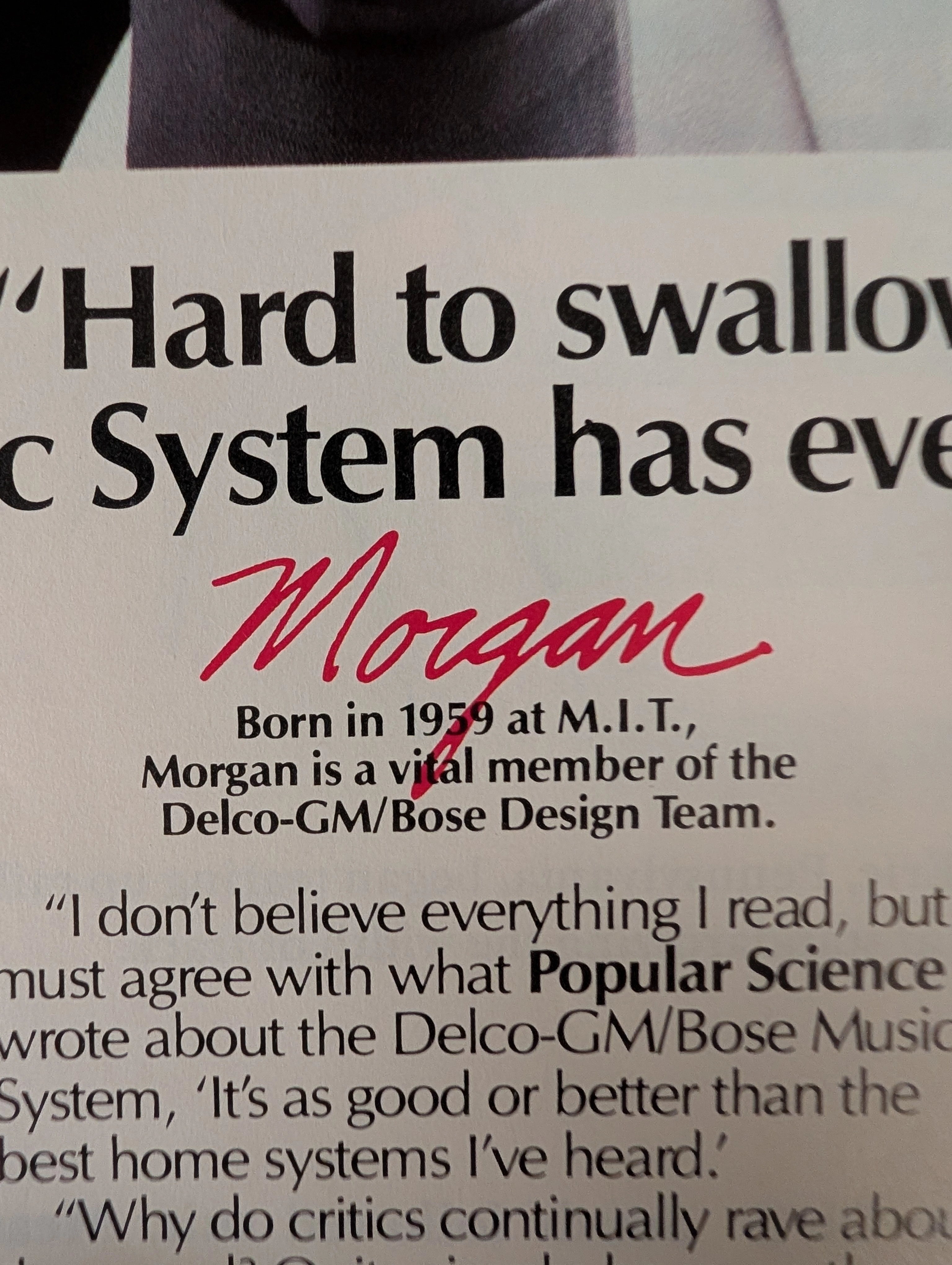 The Time Traveller’s Dossier: 1983 Delco-GM/Bose Music System Vintage Advertisement — The Anthropomorphic Architecture of Sound — The Record Institute Journal