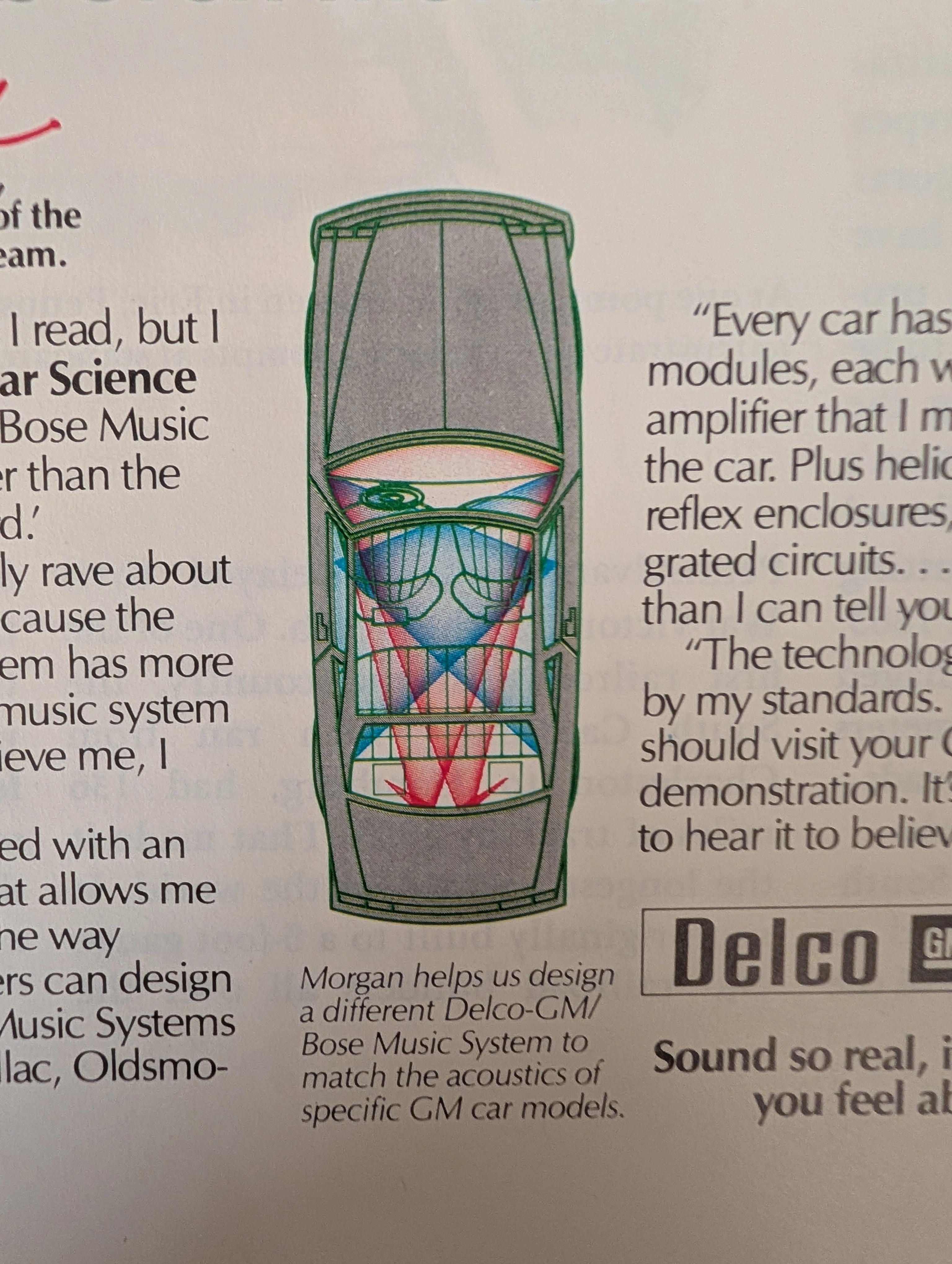 The Time Traveller’s Dossier: 1983 Delco-GM/Bose Music System Vintage Advertisement — The Anthropomorphic Architecture of Sound — The Record Institute Journal