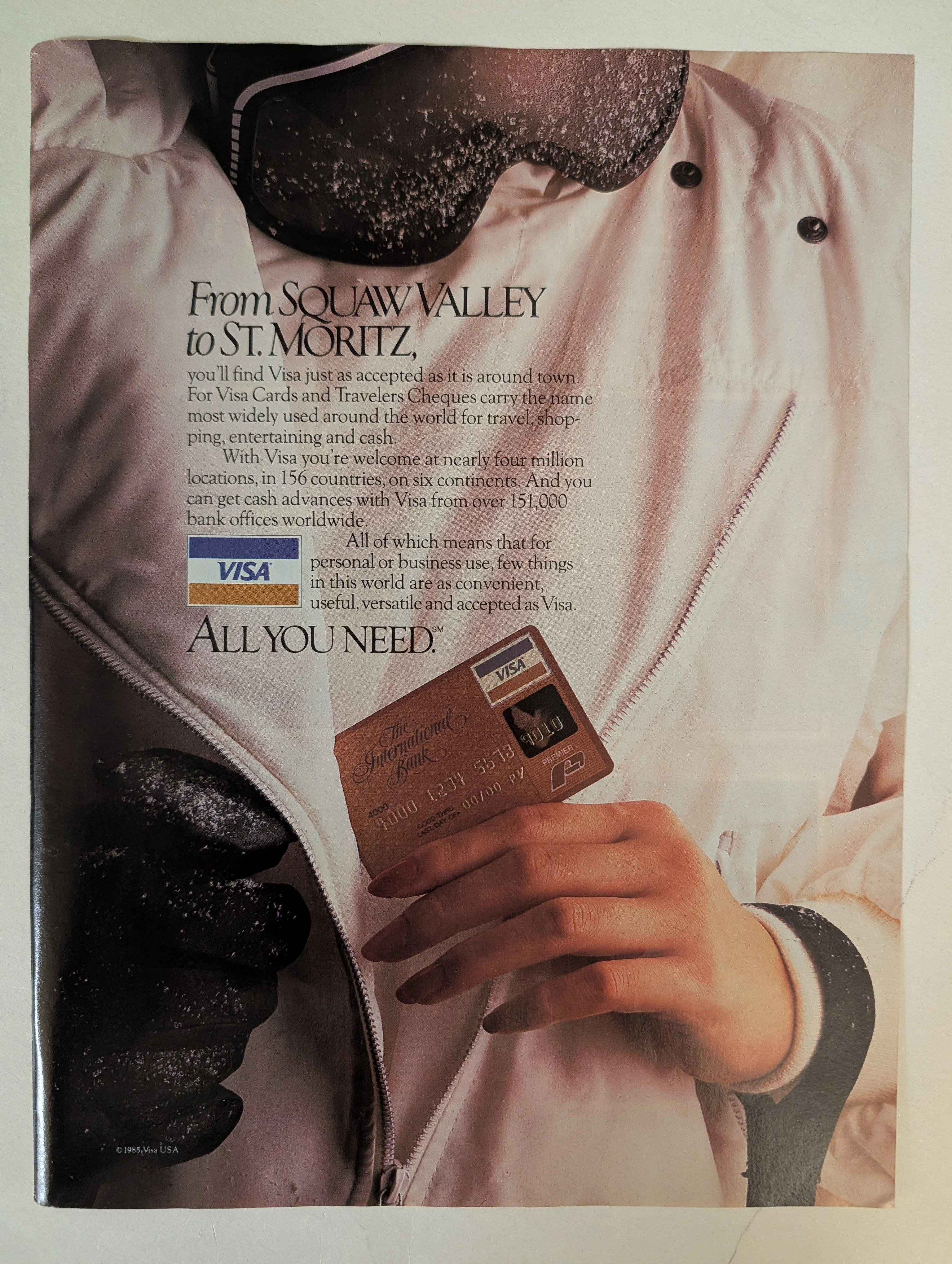 The Time Traveller’s Dossier: 1985 Visa Premier Vintage Advertisement — The Passport to Borderless Wealth — The Record Institute Journal The Time Traveller’s Dossier: 1985 Visa Premier Vintage Advertisement — The Passport to Borderless Wealth — The Record Institute Journal