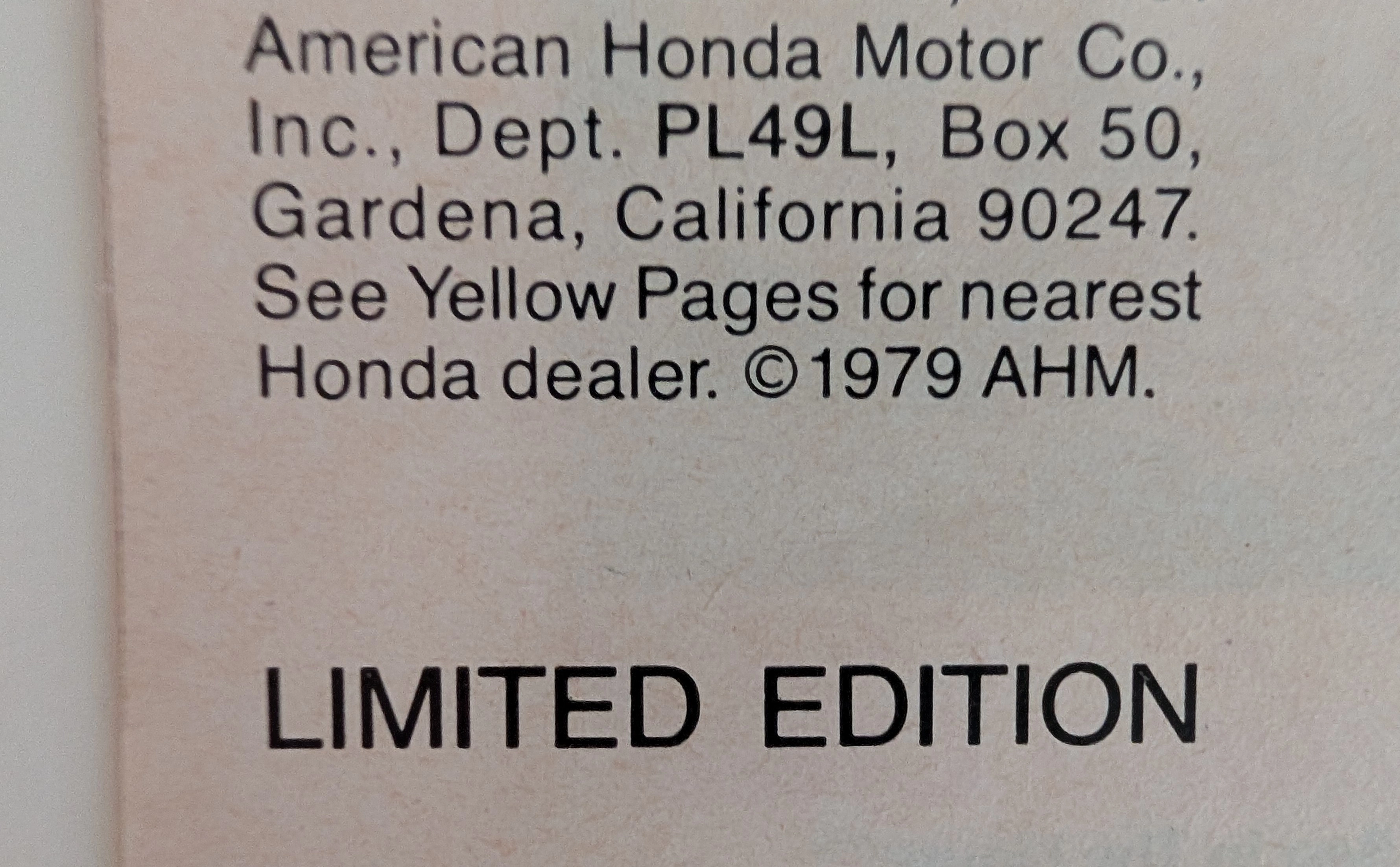 The Time Traveler's Dossier: The Midnight Superbike – The 1979 Honda CB750K 10th Anniversary Limited Edition and the Dawn of the Universal Japanese Motorcycle Era — The Record Institute Journal