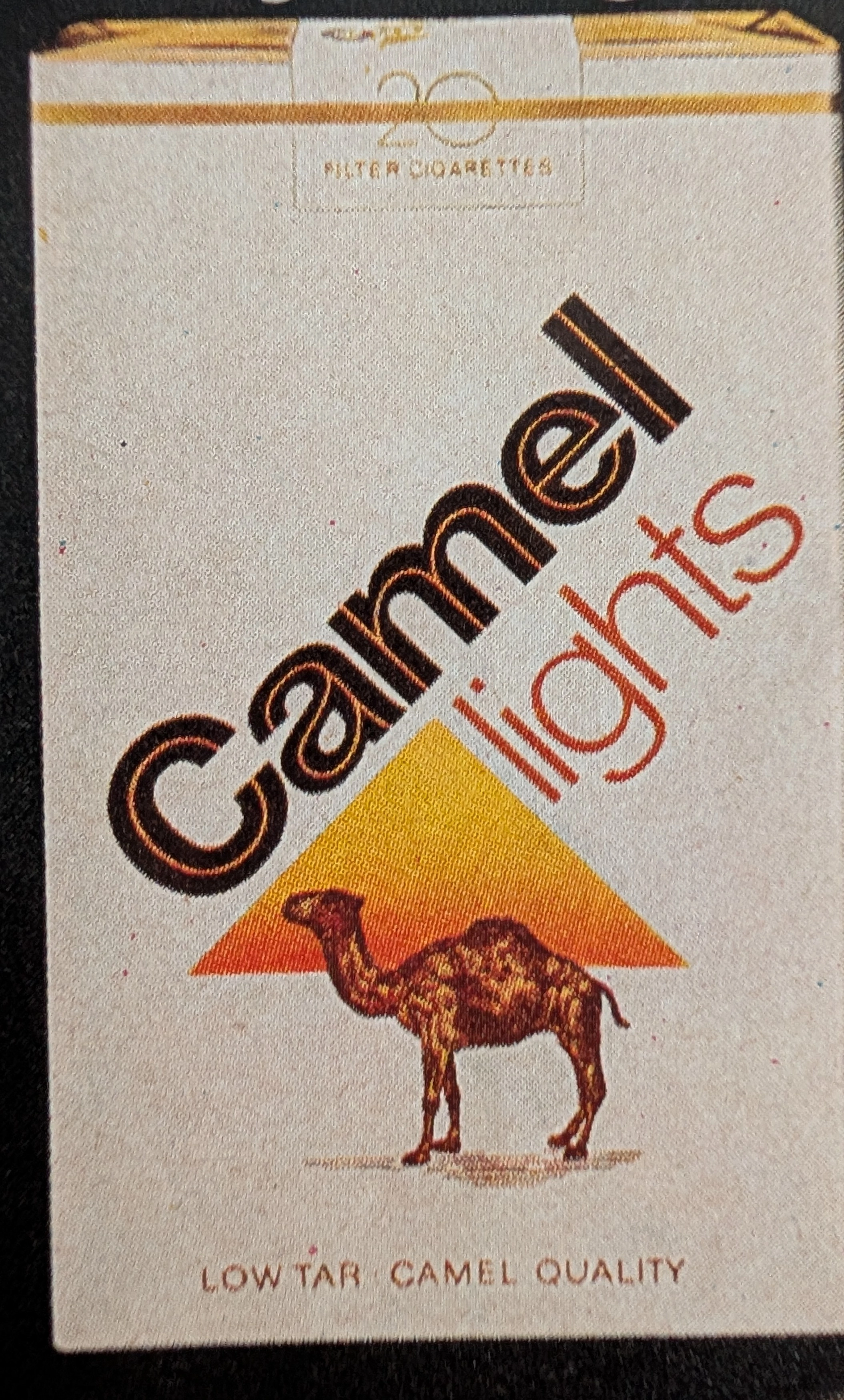 The Time Traveller’s Dossier: 1978 Camel Lights Vintage Advertisement — The Golden Illusion of Diminished Harm — The Record Institute Journal