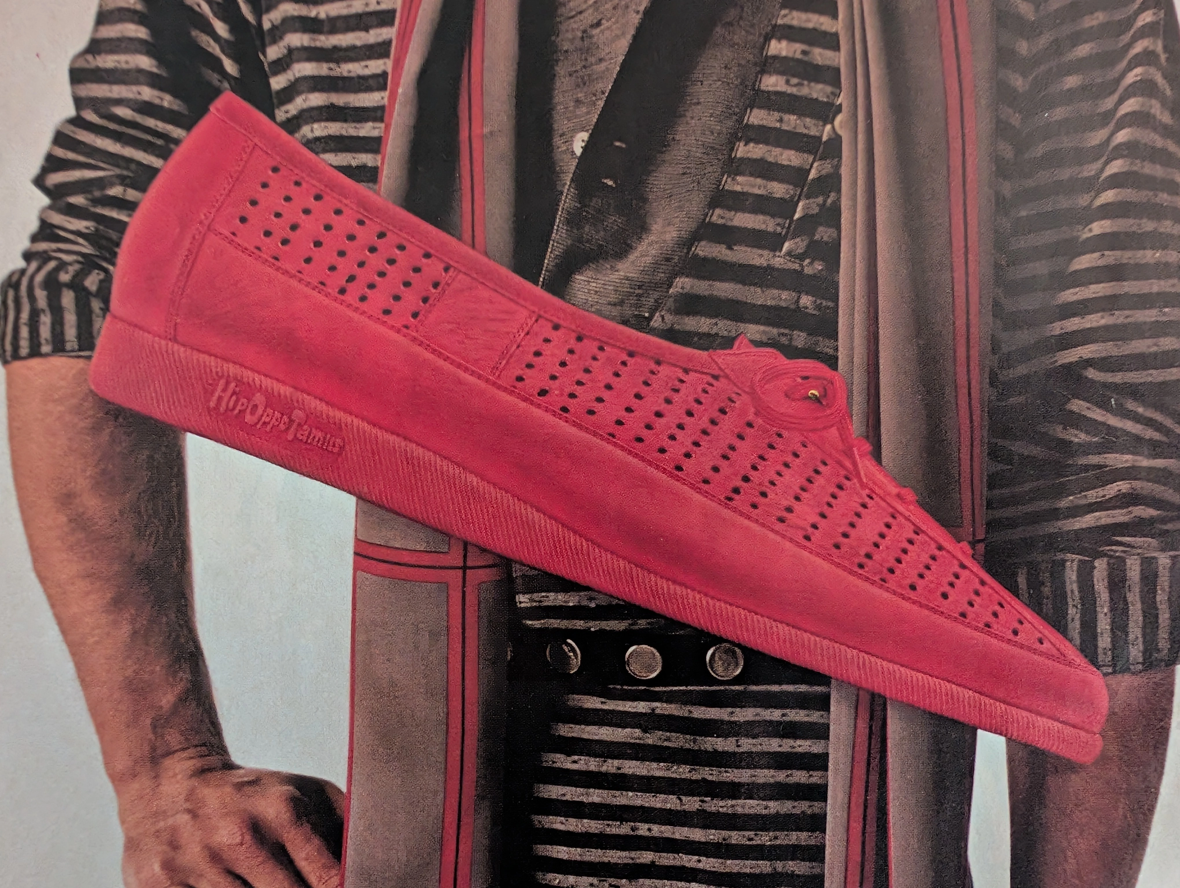 1981 HipOppoTamus "Hop" Leather Shoe Vintage Advertisement — Thumbnail 5