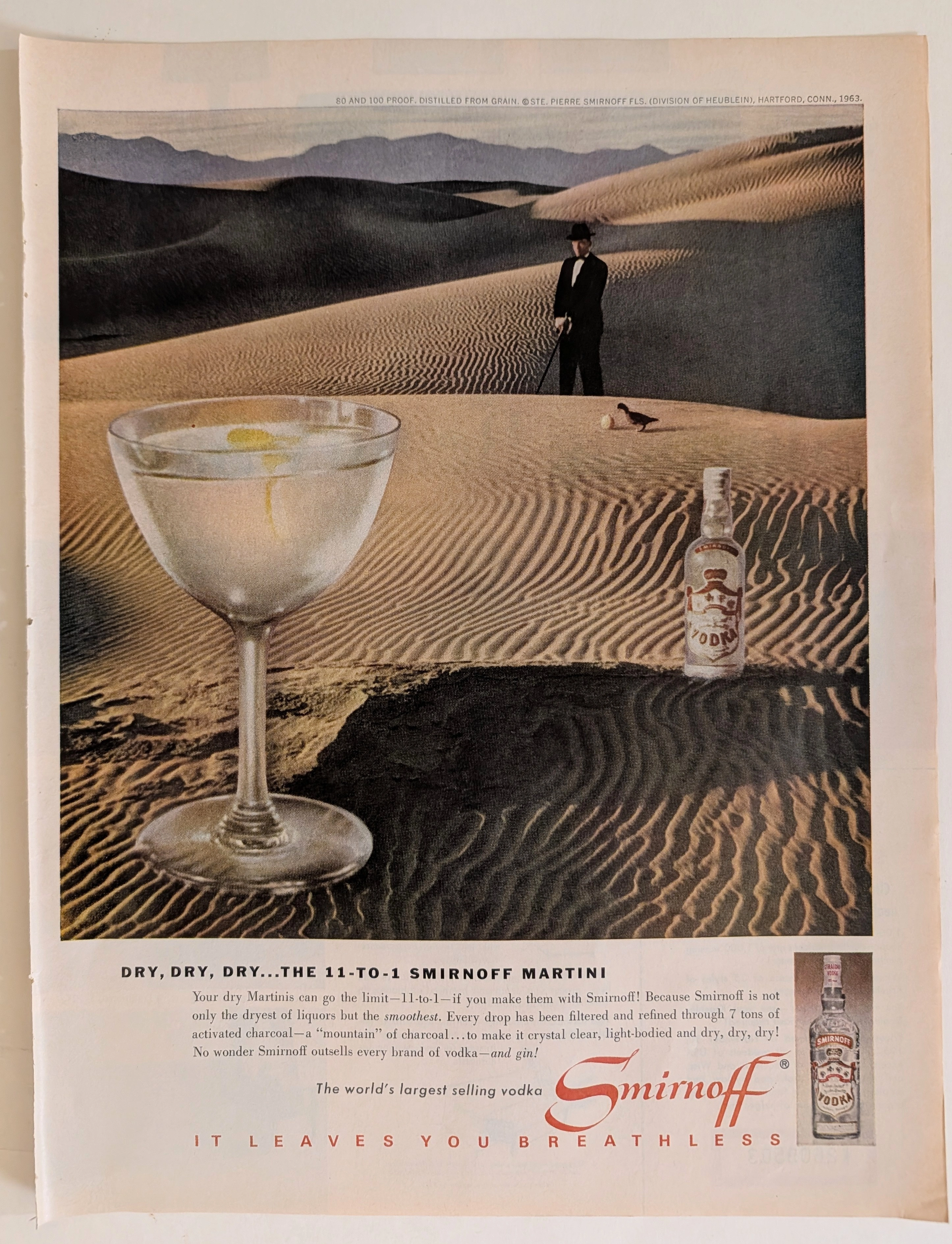 1963 Smirnoff Vodka Vintage Advertisement vintage advertisement — curator suggestion