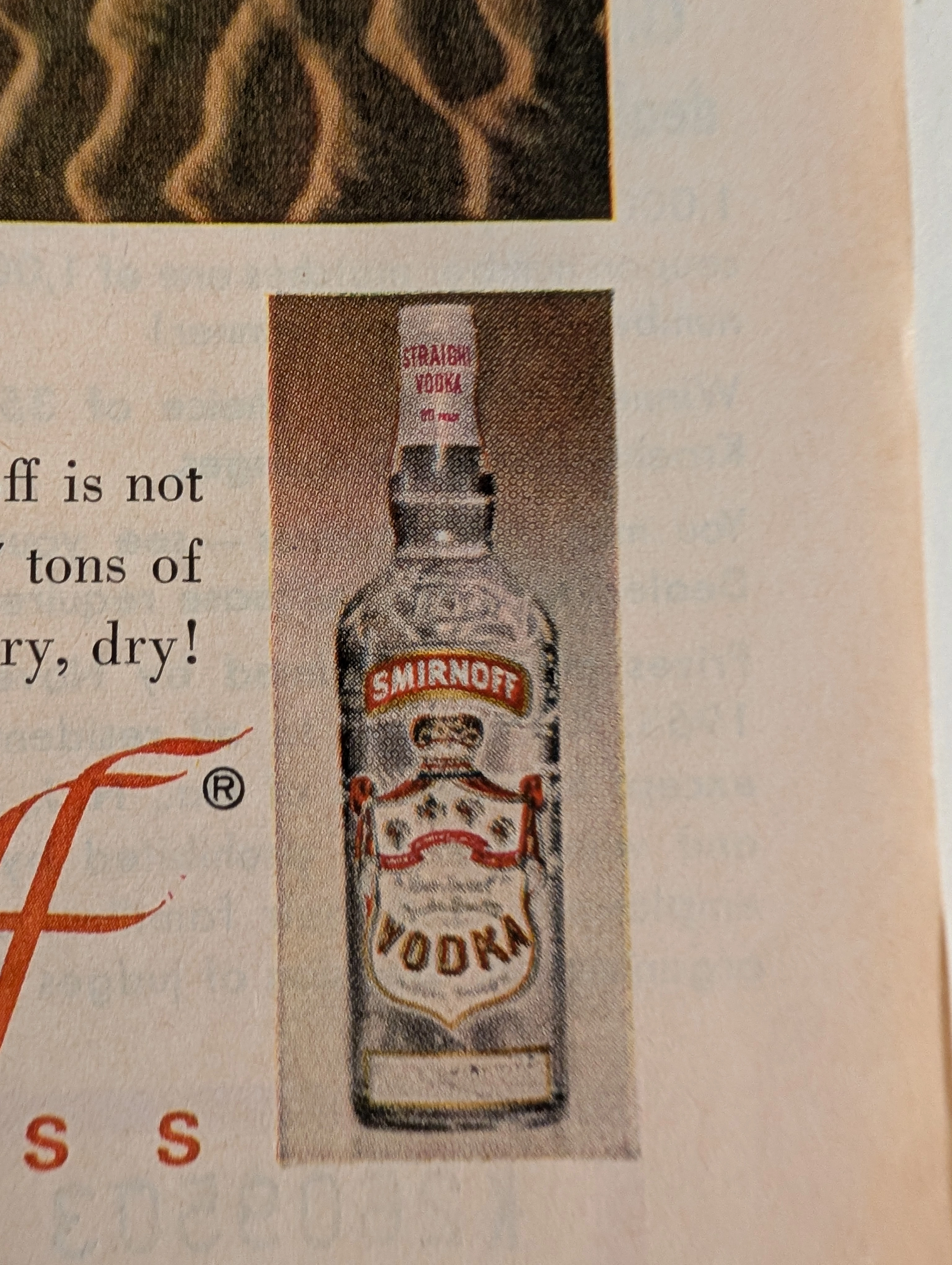 1963 Smirnoff Vodka Vintage Advertisement — Thumbnail 4