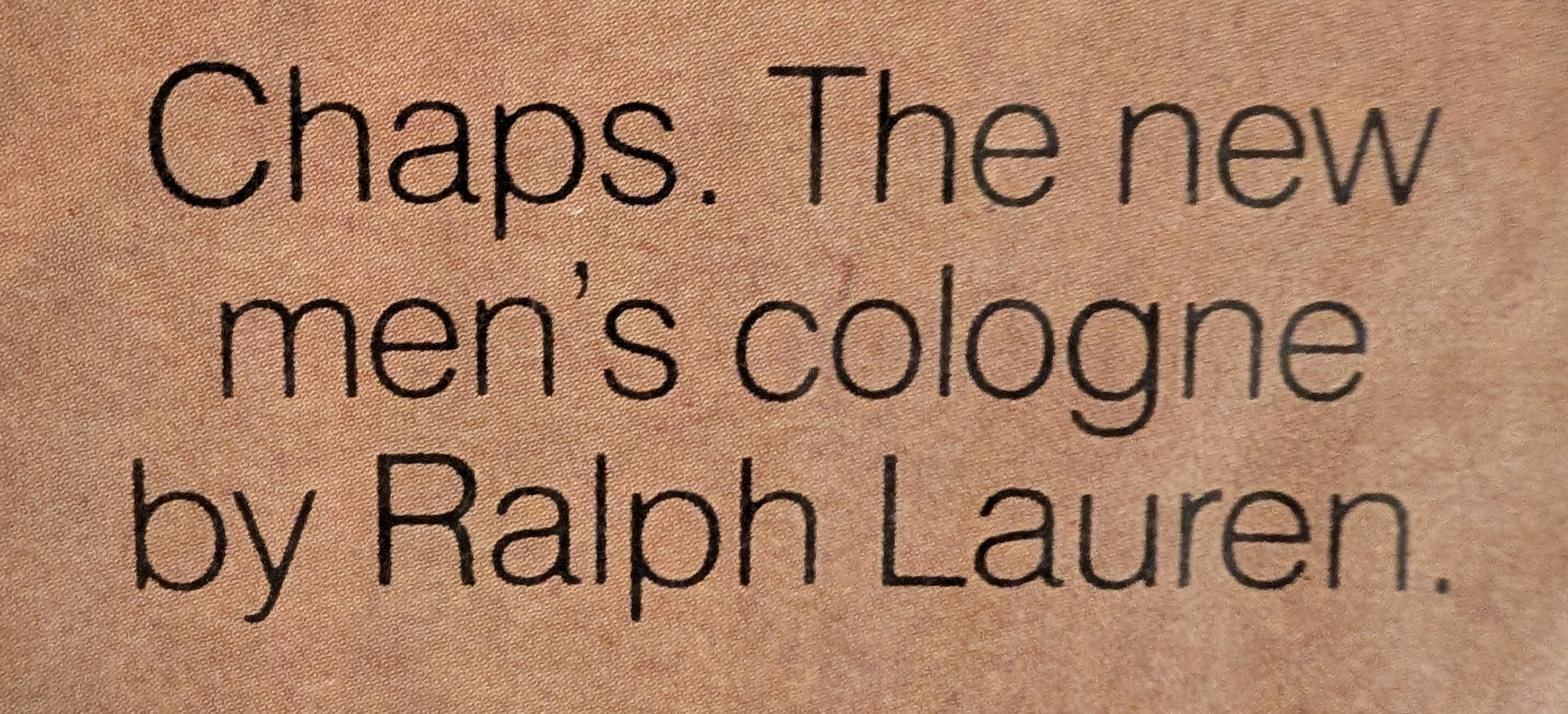 The Time Traveller's Dossier : Chaps Ralph Lauren - The Western Shift in Masculinity — The Record Institute Journal The Time Traveller's Dossier : Chaps Ralph Lauren - The Western Shift in Masculinity — The Record Institute Journal
