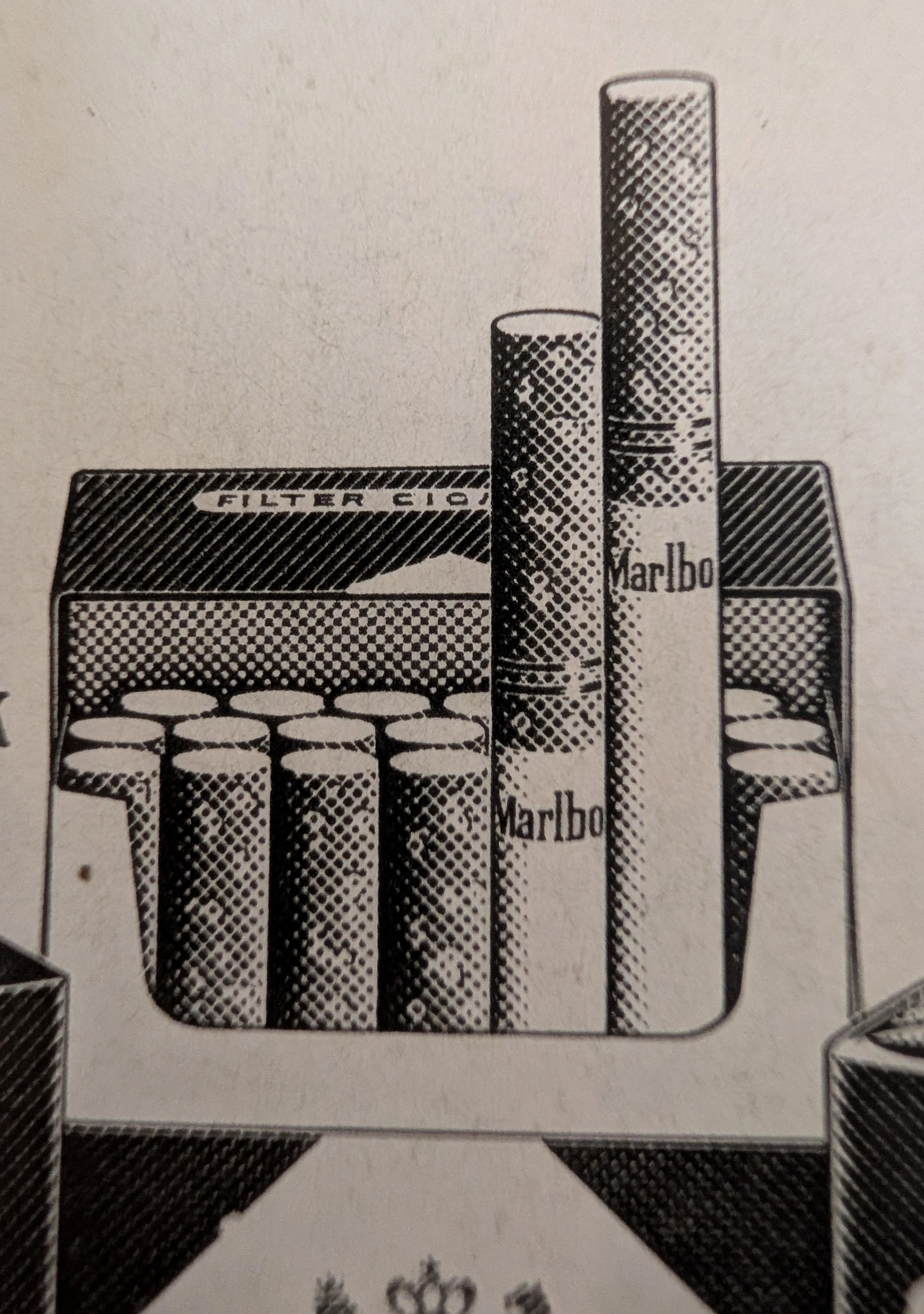 1980년경 말보로 "Come to Flavour" 빈티지 광고 — 썸네일 3