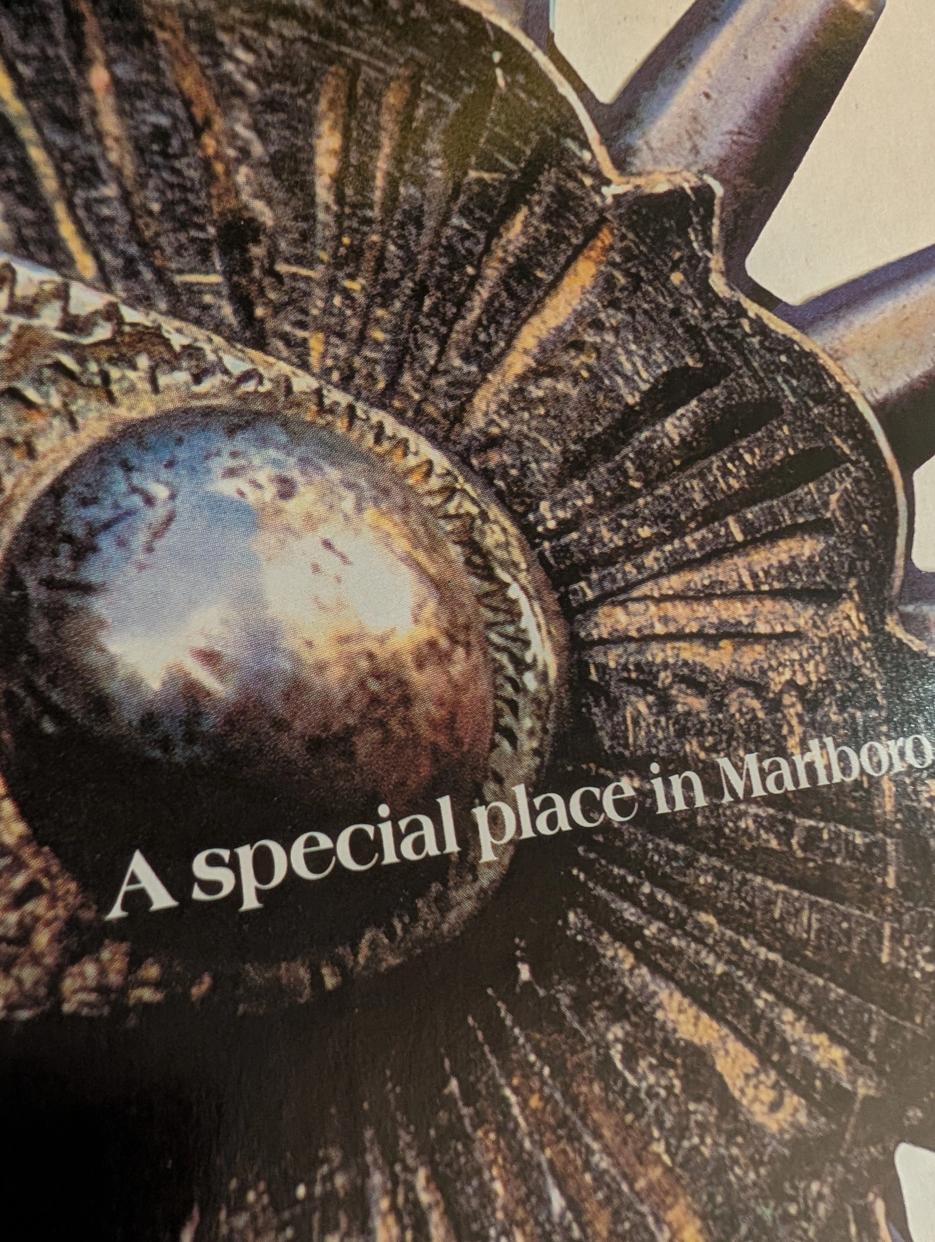 1992 Marlboro Medium "Cowboy Spur" Vintage Advertisement — Thumbnail 4