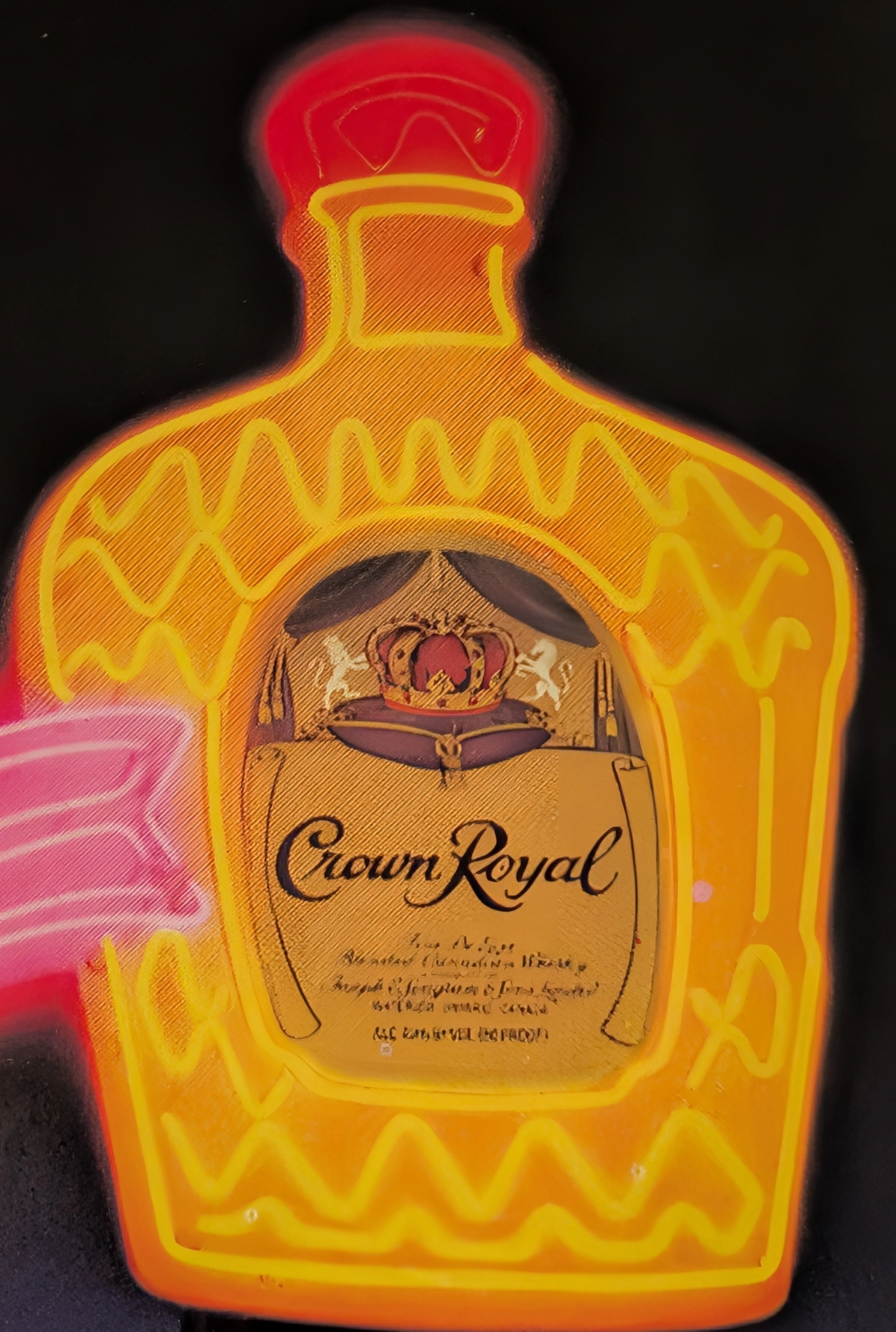 1989 크라운 로얄 "안개가 낄 경우..." 홀리데이 빈티지 광고 — 썸네일 3