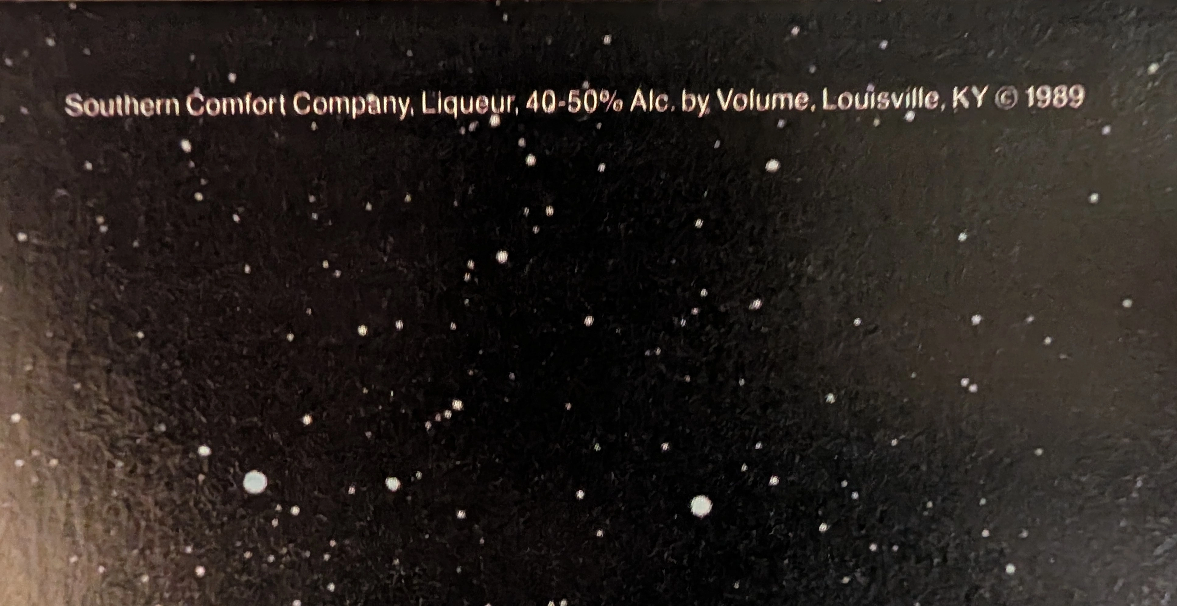 1989年 サザンカンフォート ホリデー ヴィンテージ広告 — サムネイル 3