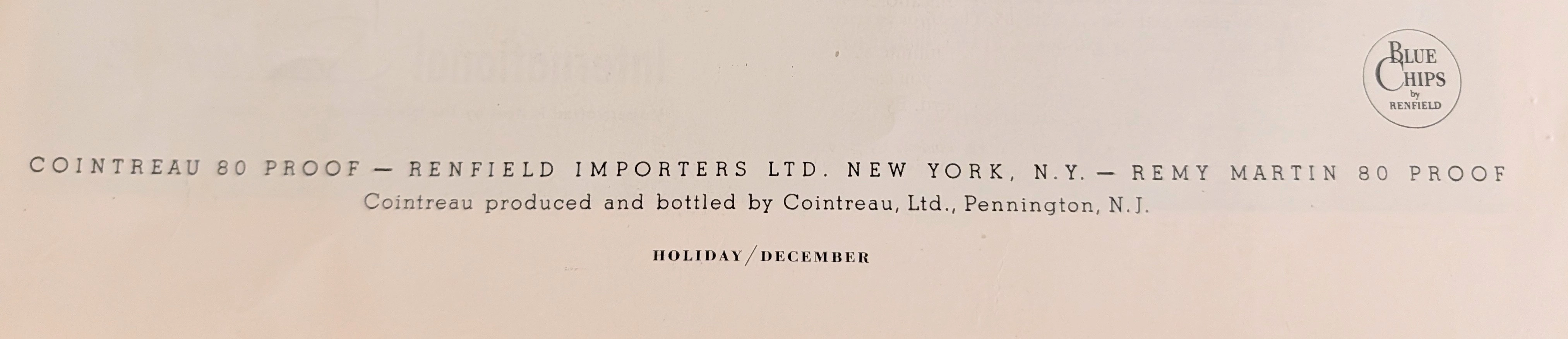1950s Piper-Heidsieck, Remy Martin & Cointreau Vintage Advertisement — The Record Institute Journal 1950s Piper-Heidsieck, Remy Martin & Cointreau Vintage Advertisement — The Record Institute Journal