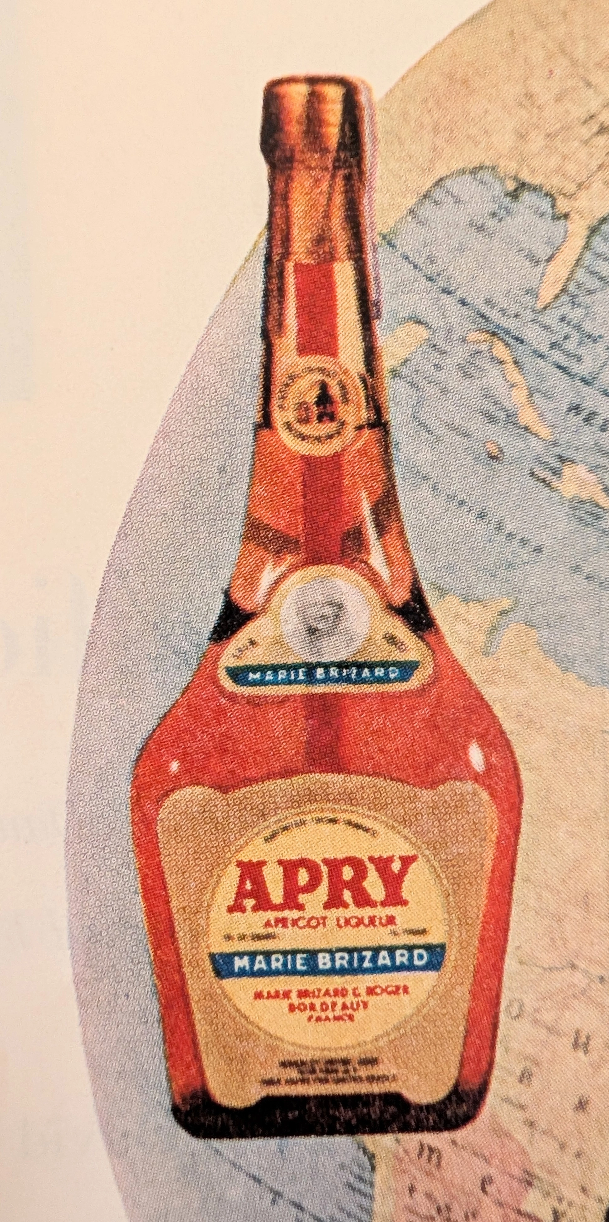 1955 Marie Brizard French Liqueurs Vintage Advertisement — Thumbnail 3