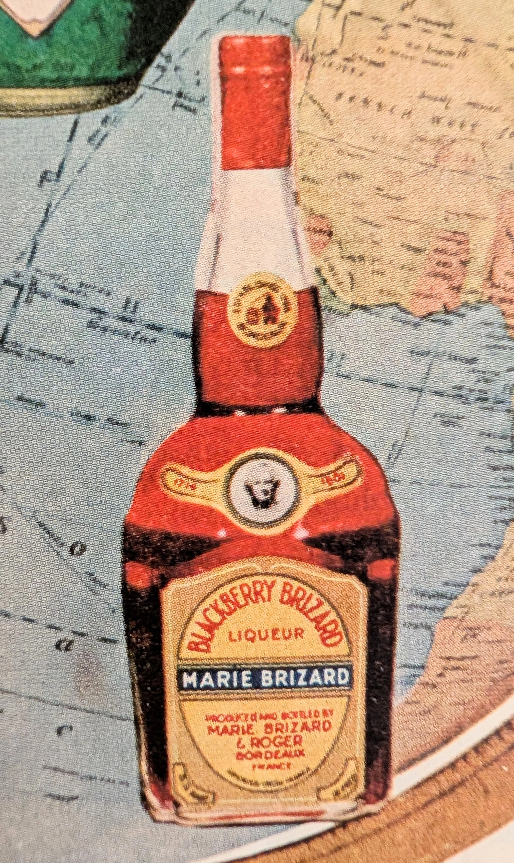 1955 Marie Brizard French Liqueurs Vintage Advertisement — Thumbnail 8