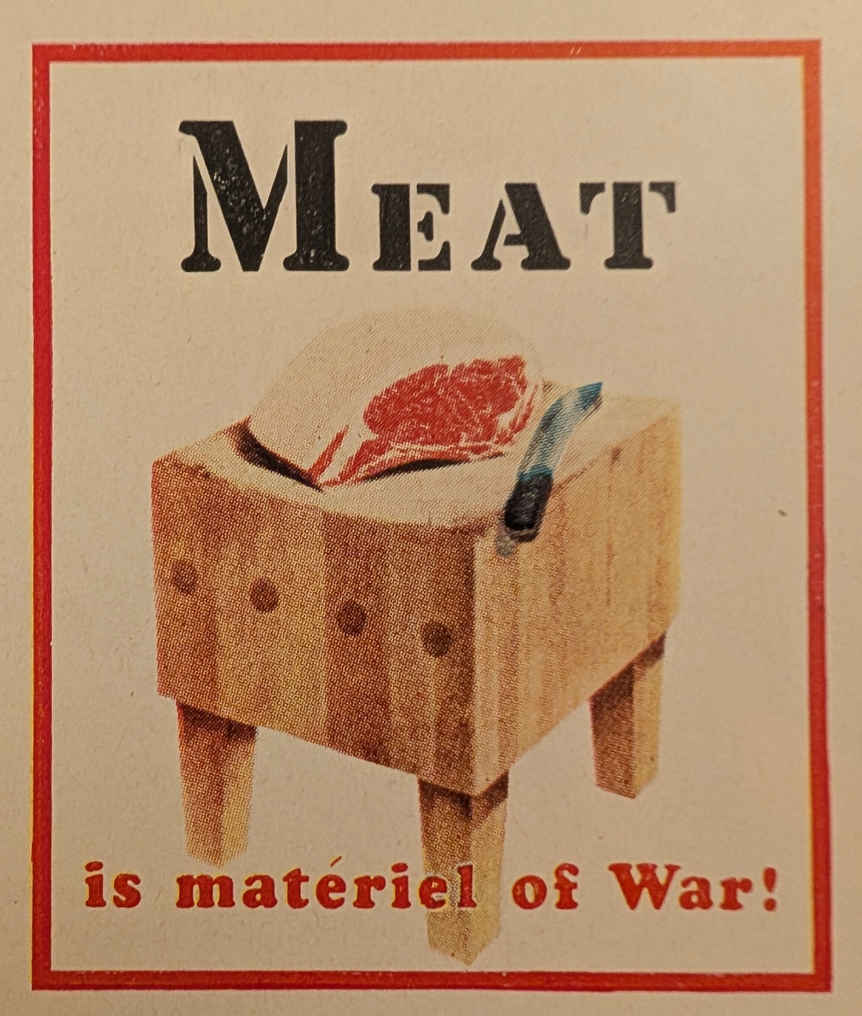 1943년경 스위프트 앤 컴퍼니 육류 "전쟁 물자" 빈티지 광고 — 썸네일 3