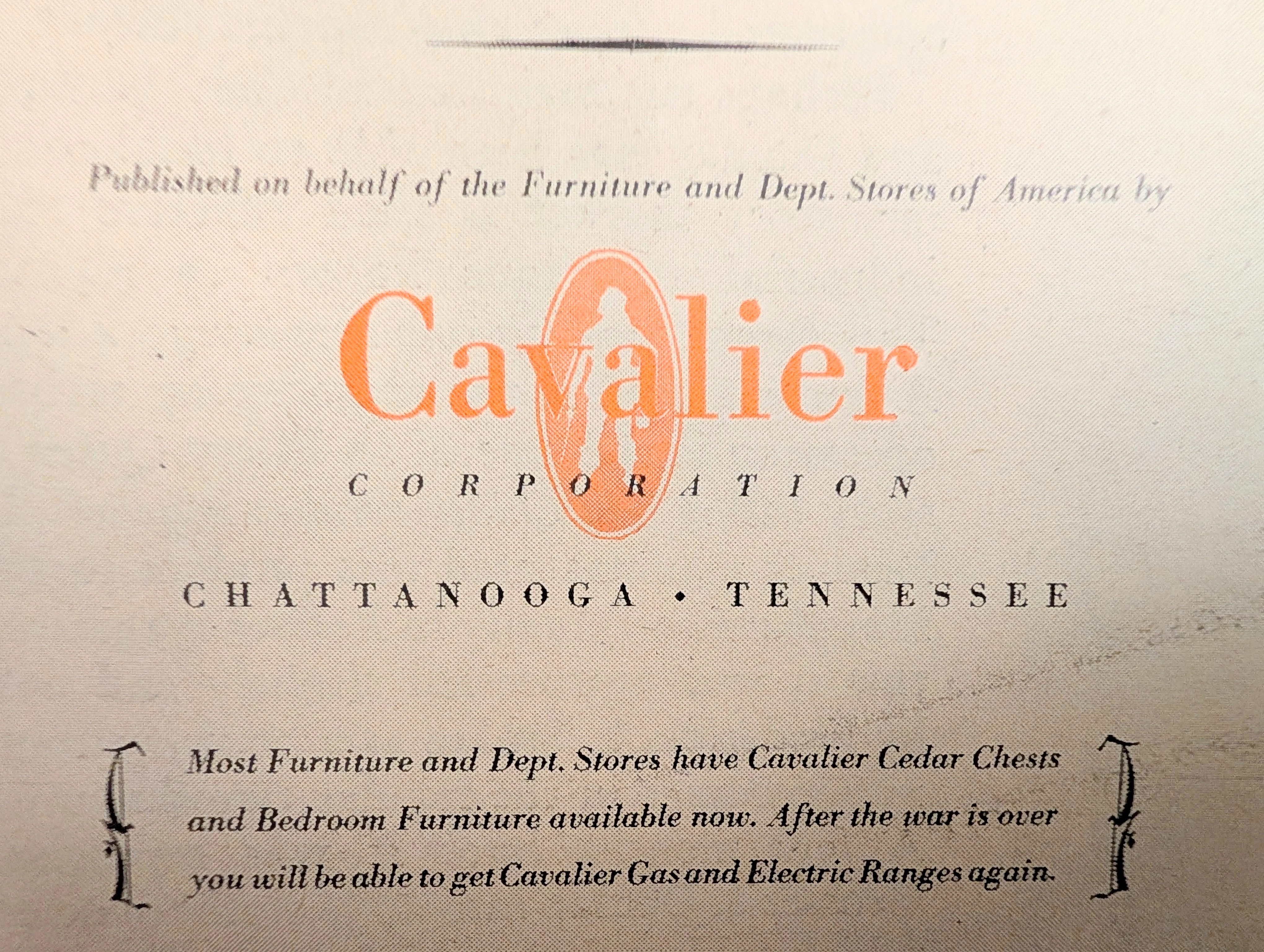 시간 여행자의 기록 보관소 : Cavalier Corporation - 미국 가정의 심리적 건축 — The Record Institute Journal