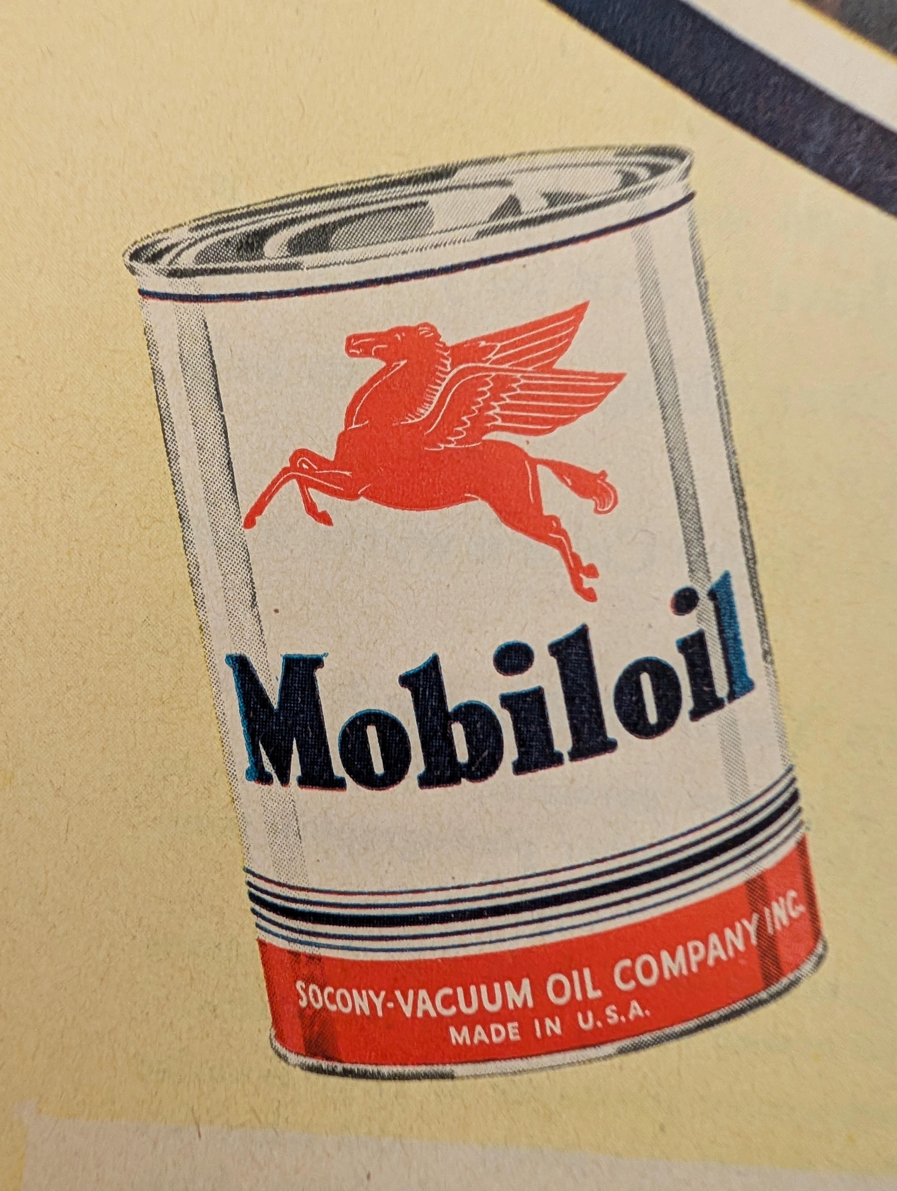 1943 Mobiloil & Mobilgas "Winterproof" Vintage Advertisement — Thumbnail 3